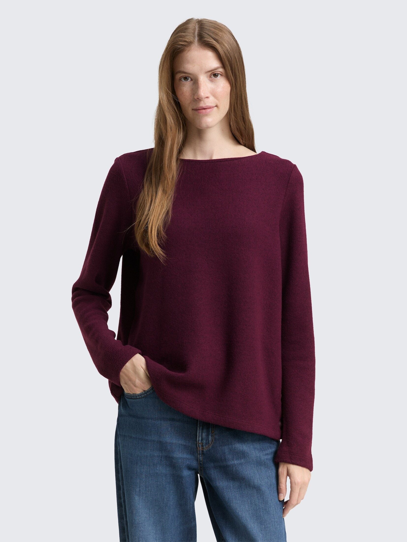 TOM TAILOR Sweatshirt Soft-Touch Sweatshirt mit günstig online kaufen