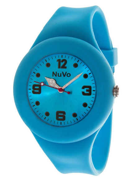 Nuvo Quarzuhr Schöne modische Unisex Armbanduhr mit analoger Anzeige