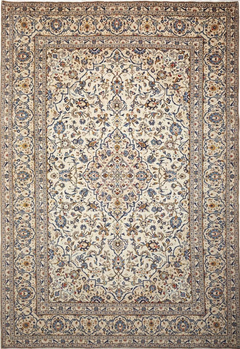 Orientteppich Keshan 247x361 Handgeknüpfter Orientteppich / Perserteppich, Nain Trading, rechteckig, Höhe: 12 mm