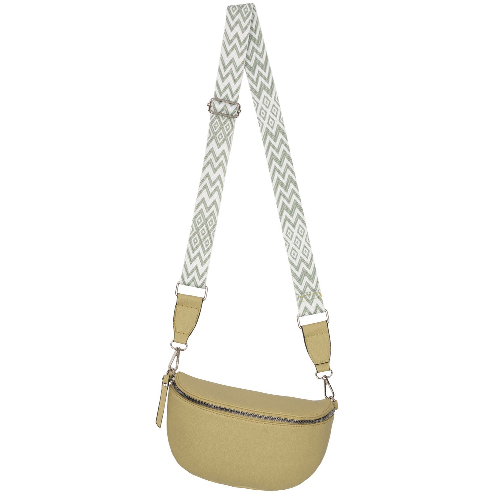 Gürteltasche Bauchtasche Umhängetasche Crossbody-Bag Kunstleder Italy-Design