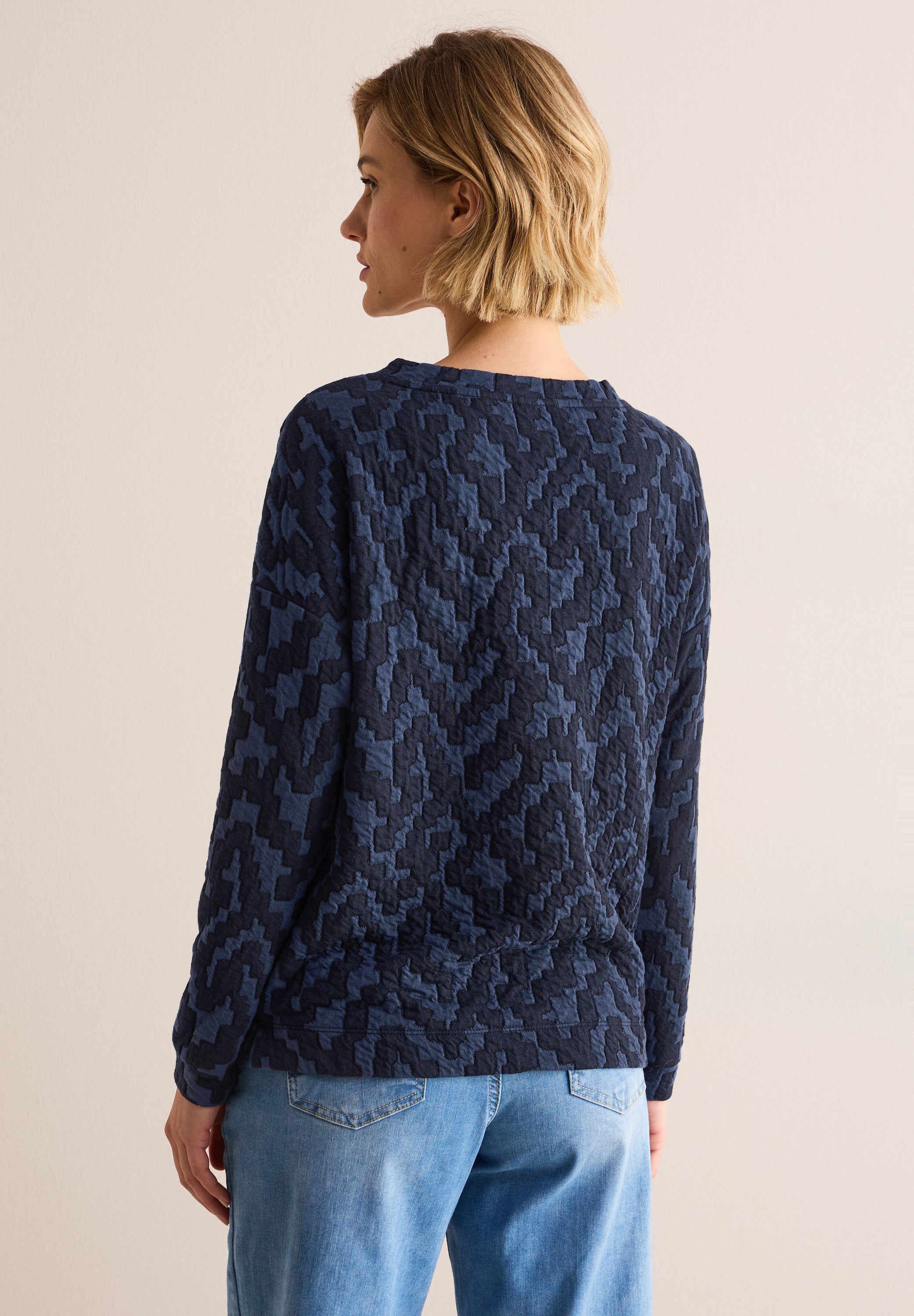 CECIL Jacquardpullover mit Jaquard Struktur günstig online kaufen