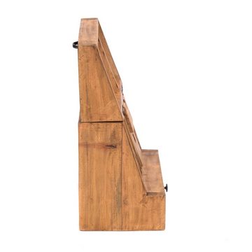 CREEDWOOD Aufbewahrungsbox BÜRO ORGANIZER "CASE", Mahagoni Holz, 48 cm, Tisch Organizer