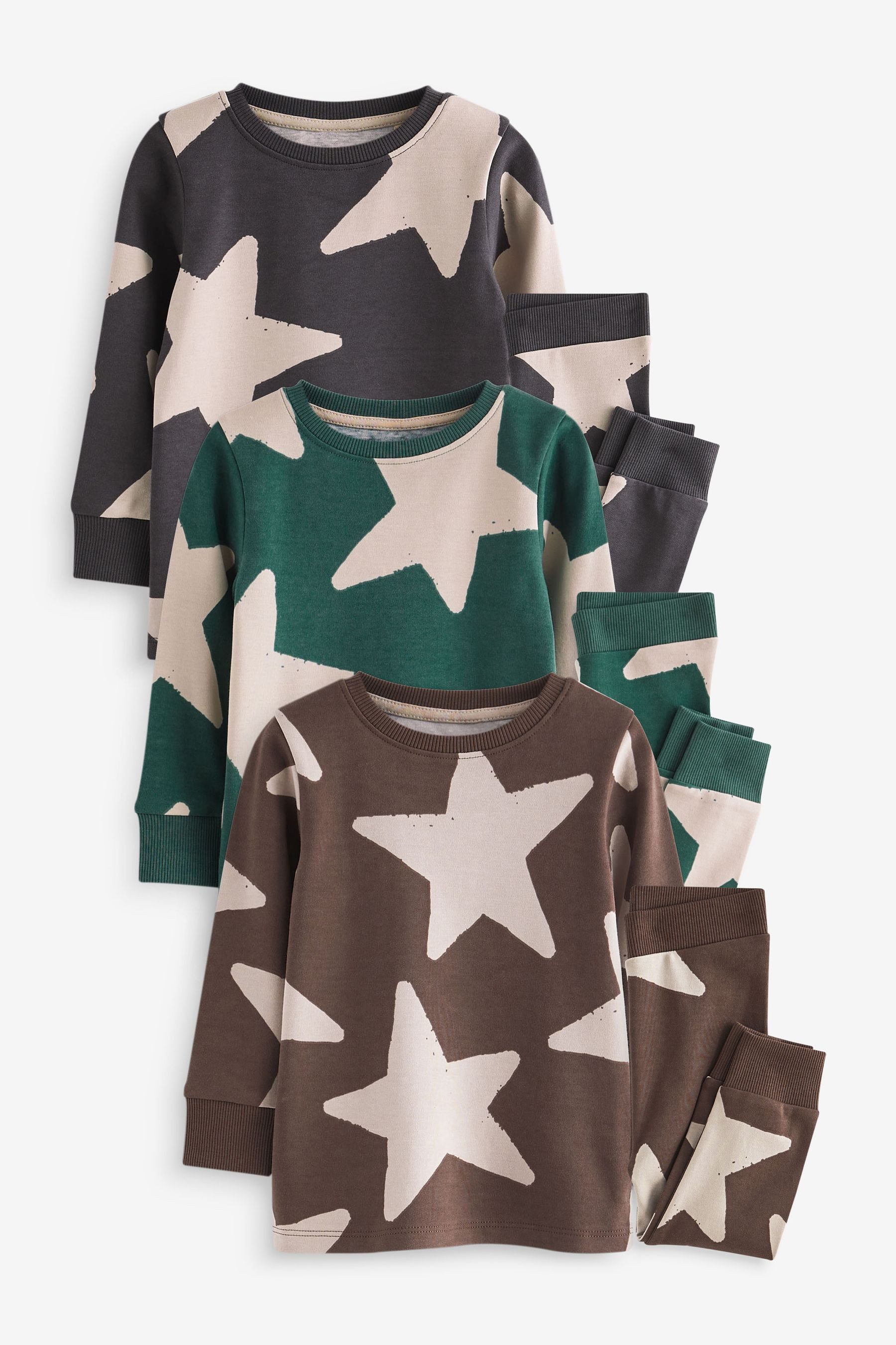 Next Pyjama 3er-Pack Langarm-Schlafanzüge (6 tlg) günstig online kaufen