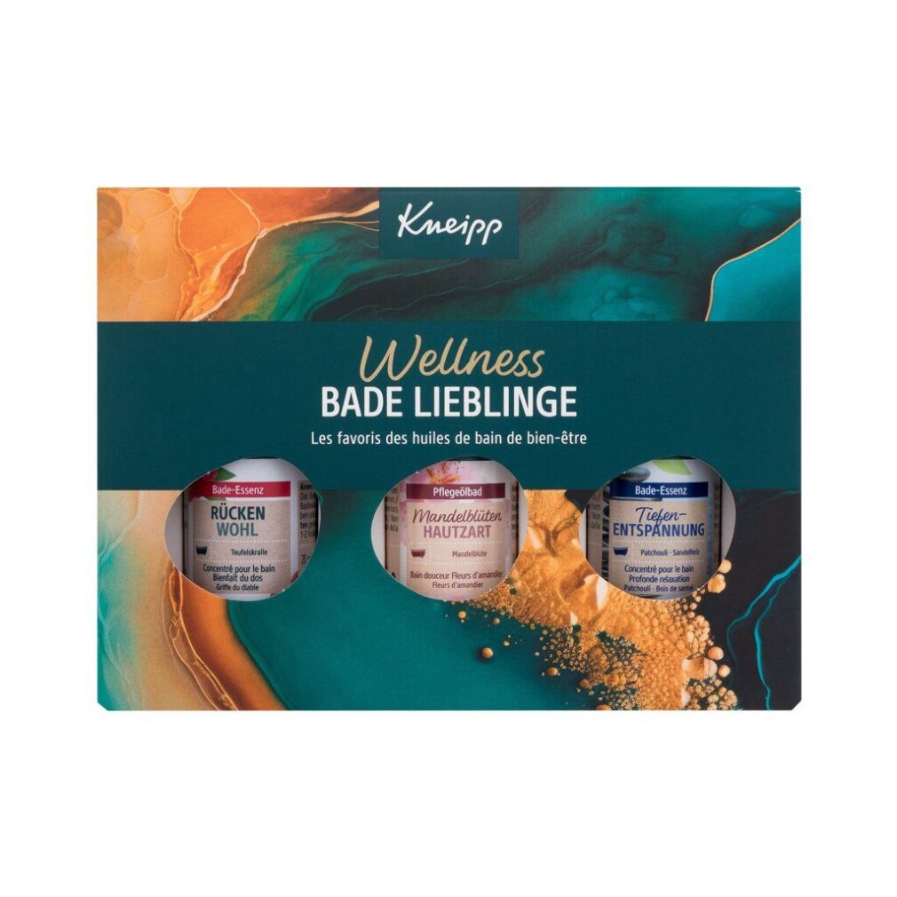 Kneipp Hautpflege-Set Geschenkset mit Badeölen 3 x 20 ml