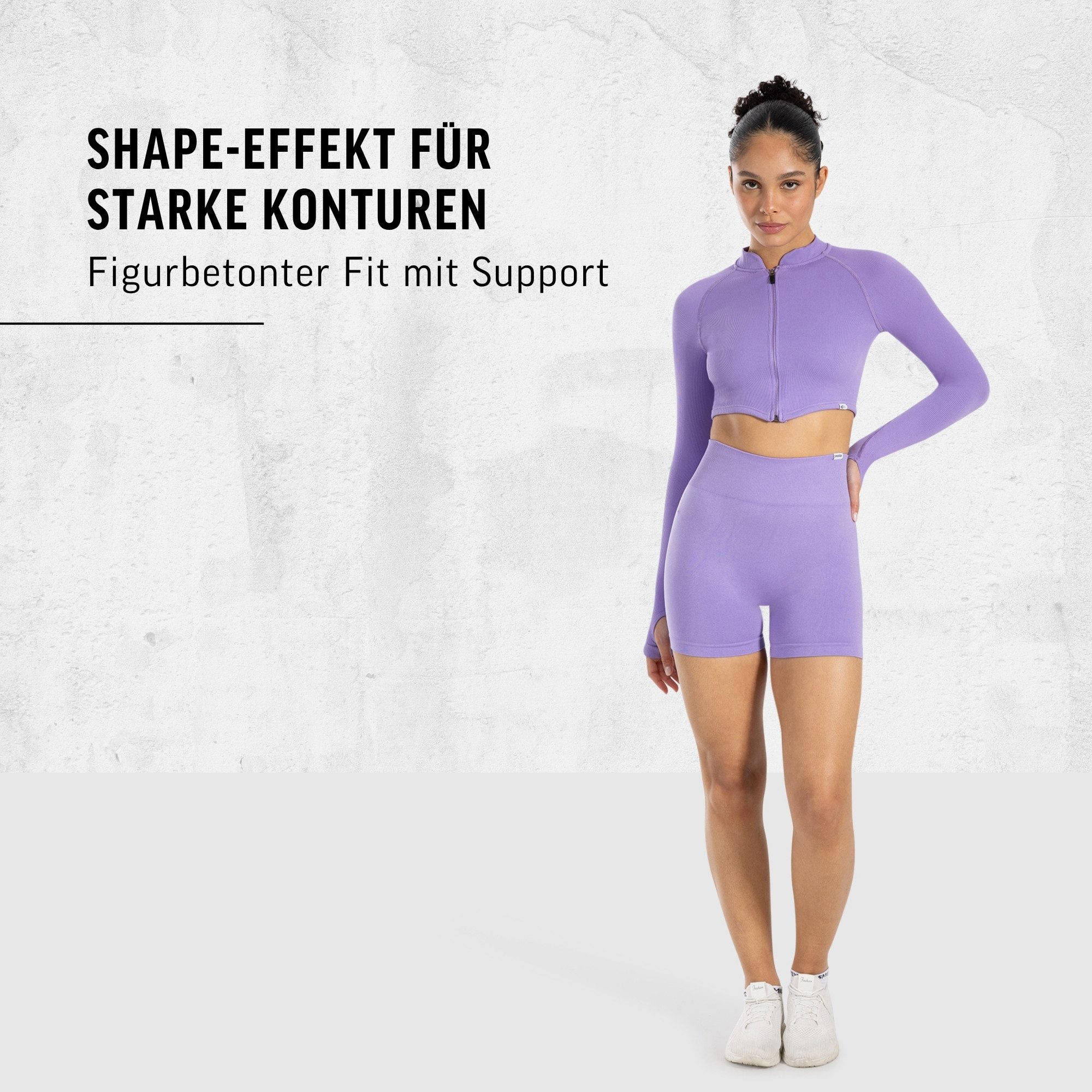 Smilodox Shorts Phelia, Pilates & Yoga Radlerhose, Scrunch-Effekt, High Waist Figurformende Workout Hose, Push-up Booty Look, Mobility Sport Shorts