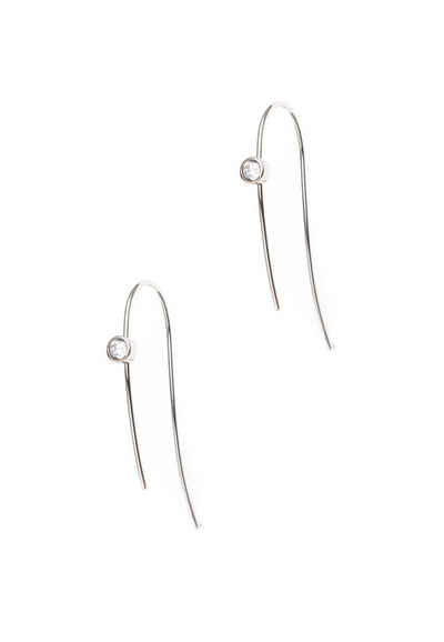 Heideman Paar Ohrstecker Auris I (Ohrringe, inkl. Geschenkverpackung), Ohrringe mit Steinen weiß