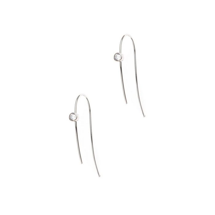Heideman Paar Ohrstecker Auris I (Ohrringe inkl. Geschenkverpackung) Ohrringe mit Steinen weiß