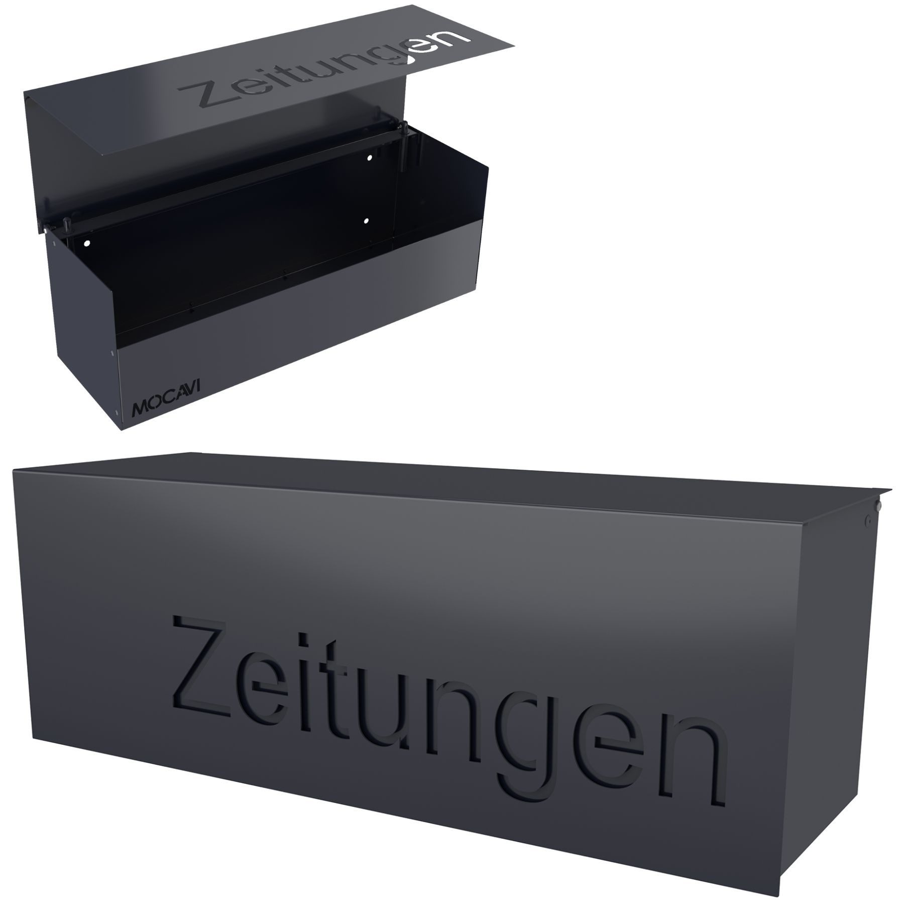 MOCAVI Zeitungsrolle Zeitungsfach ZF2 anthrazit geschlossen Zeitungen günstig online kaufen