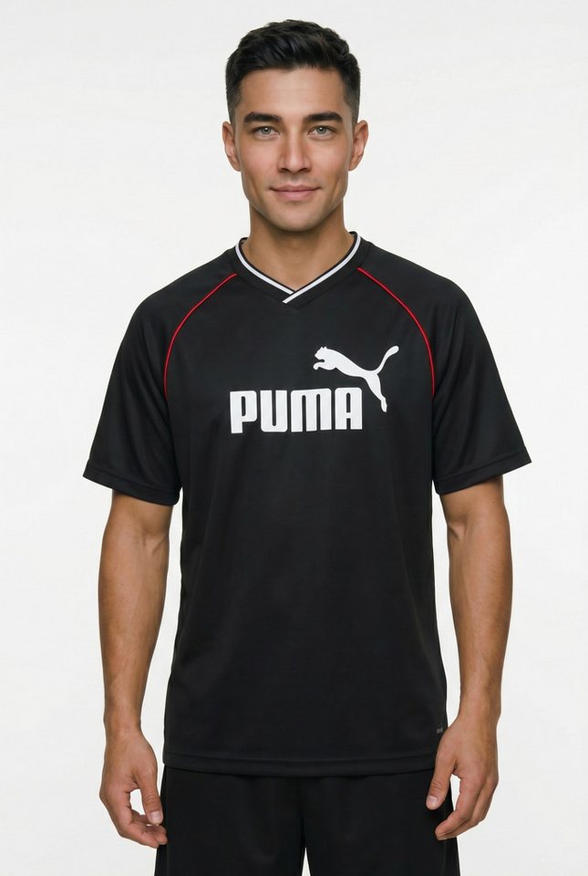 PUMA T-Shirt ESS FOOTBALL JERSEY relaxed fit, Kurzarmdesign, mit DryCELL-Technologie