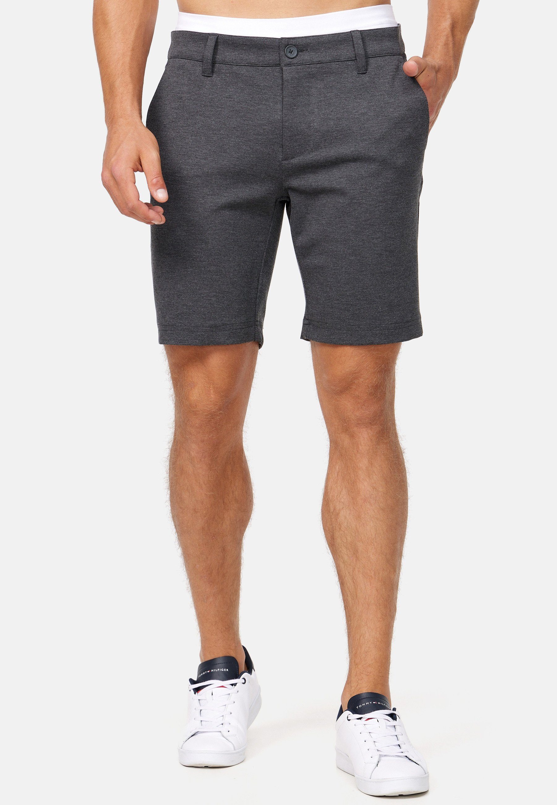 Indicode Chinoshorts Aalborg aus Viscose-Strecht günstig online kaufen