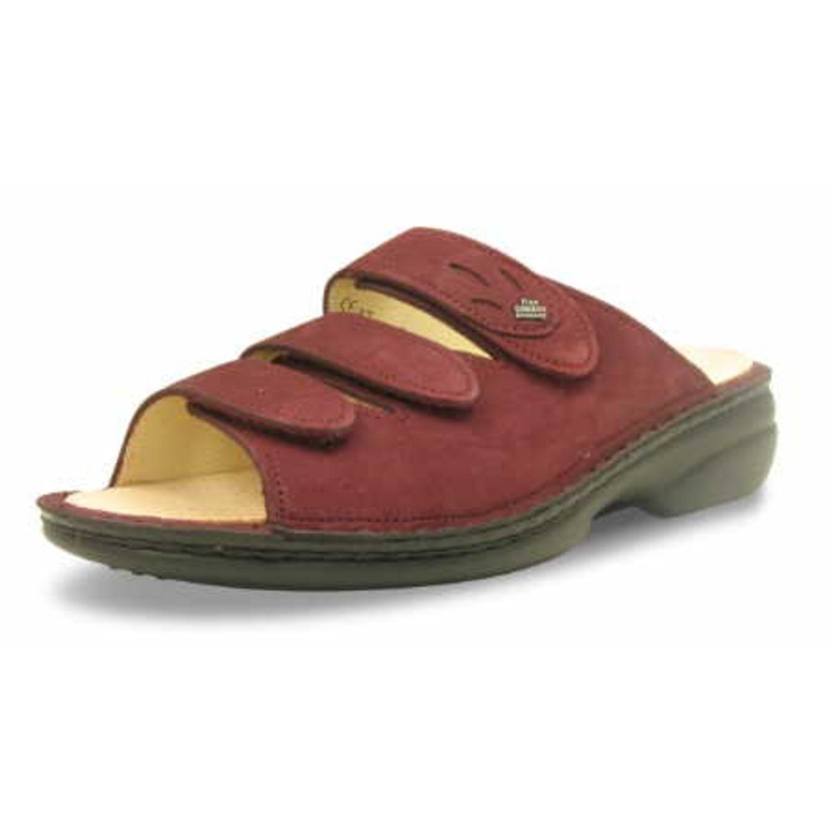 (1-tlg) Comfort Finn Pantolette bordeaux