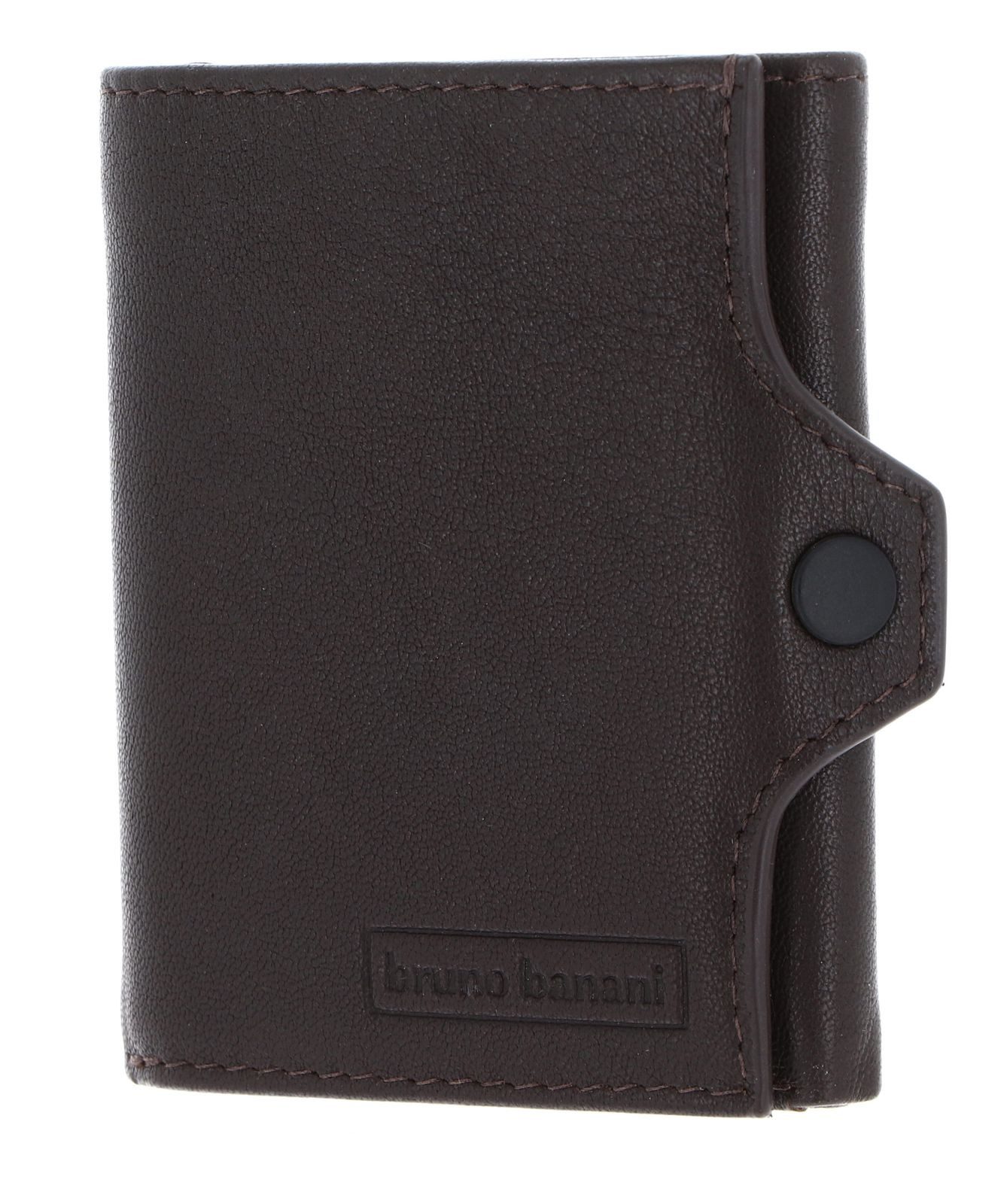 Portefeuille Brun Bruno Banani Stockholm - 7 Cartes Et Pièces - Cuir Véritable