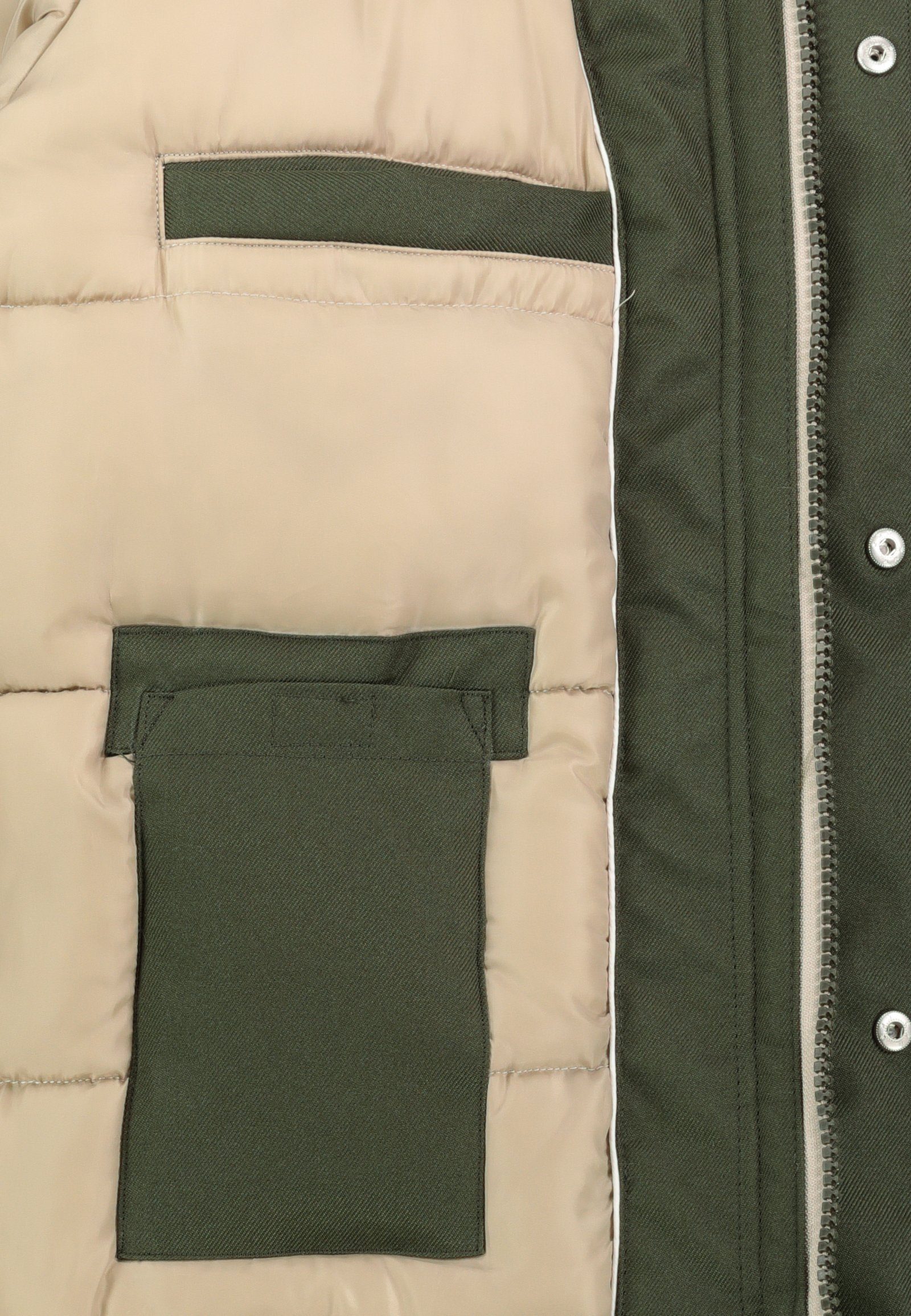 Urban Surface Steppjacke Herren Winter Jacke Steppjacke Kapuzenjacke Stehkragen Warm Gesteppt