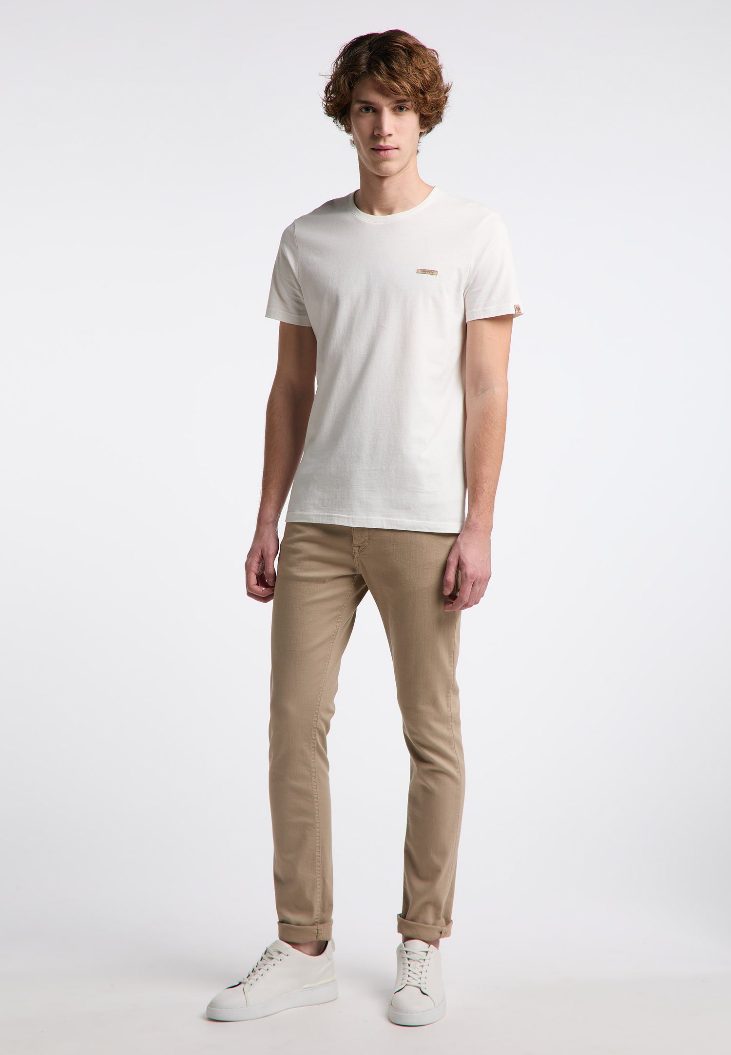Ragwear T-Shirt NEDIE Nachhaltige & Vegane Mode WHITE
