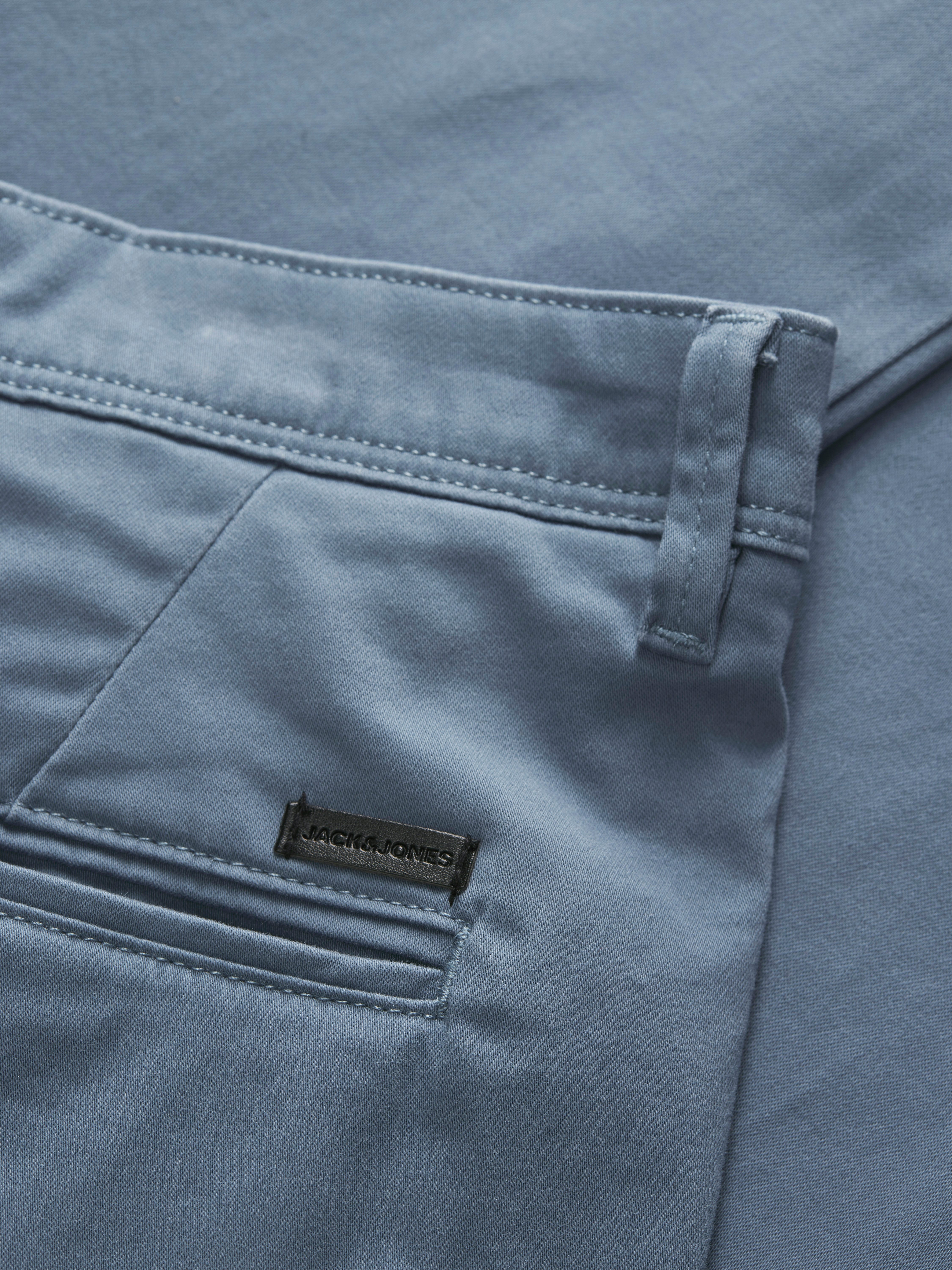 Jack & Jones Chinohose JJIMARCO mit Badge und hohem Tragekomfort unifarben, modisch, slim fit, Baumwollmischung – Bild 5 von 5