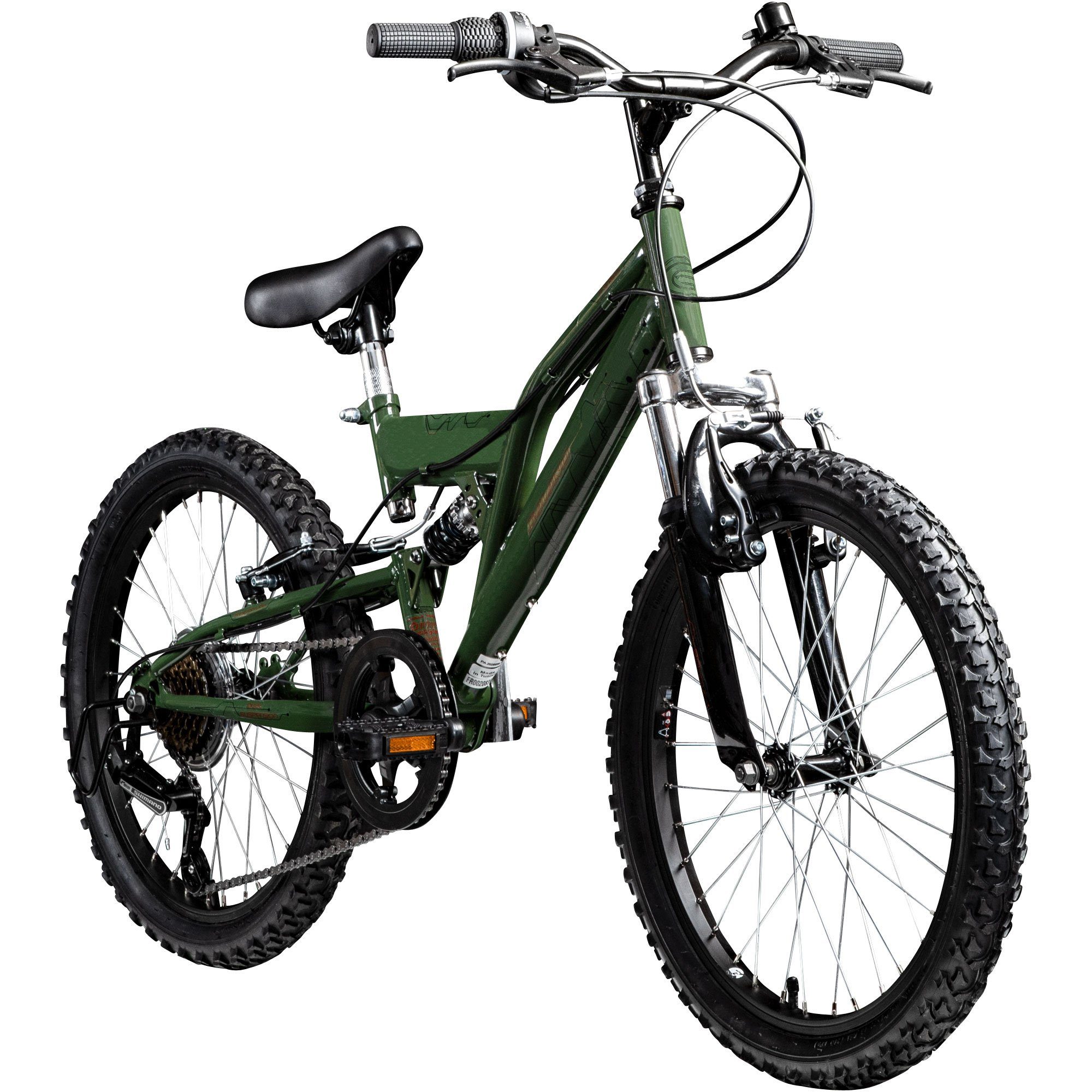 Galano Mountainbike FS180, 6 Gang, Kettenschaltung, 20 Zoll Kinderfahrrad ab 6 Jahre 120-135 cm für Mädchen und Jungen