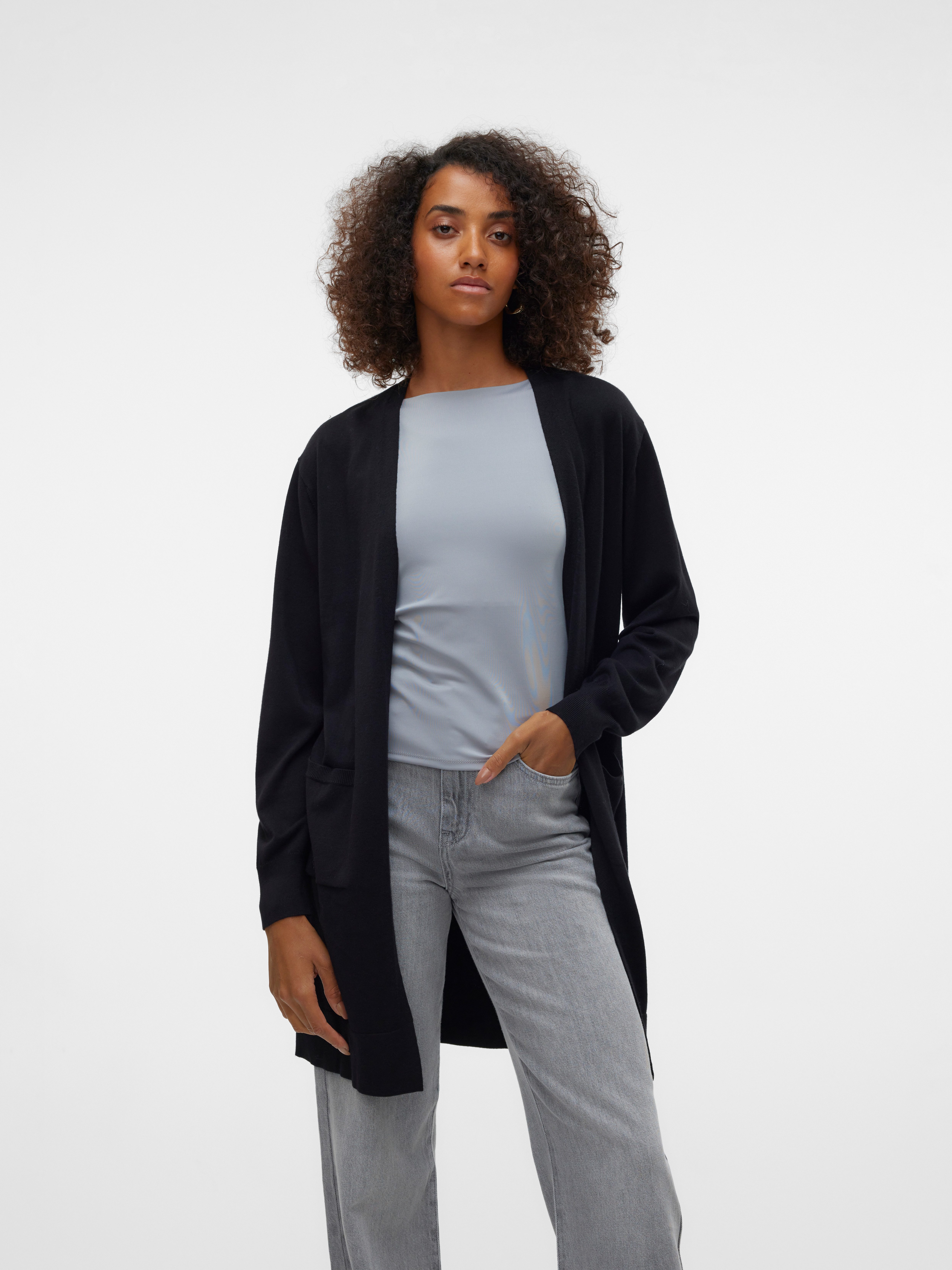 Vero Moda Longstrickjacke VMSILJE LS OPEN günstig online kaufen