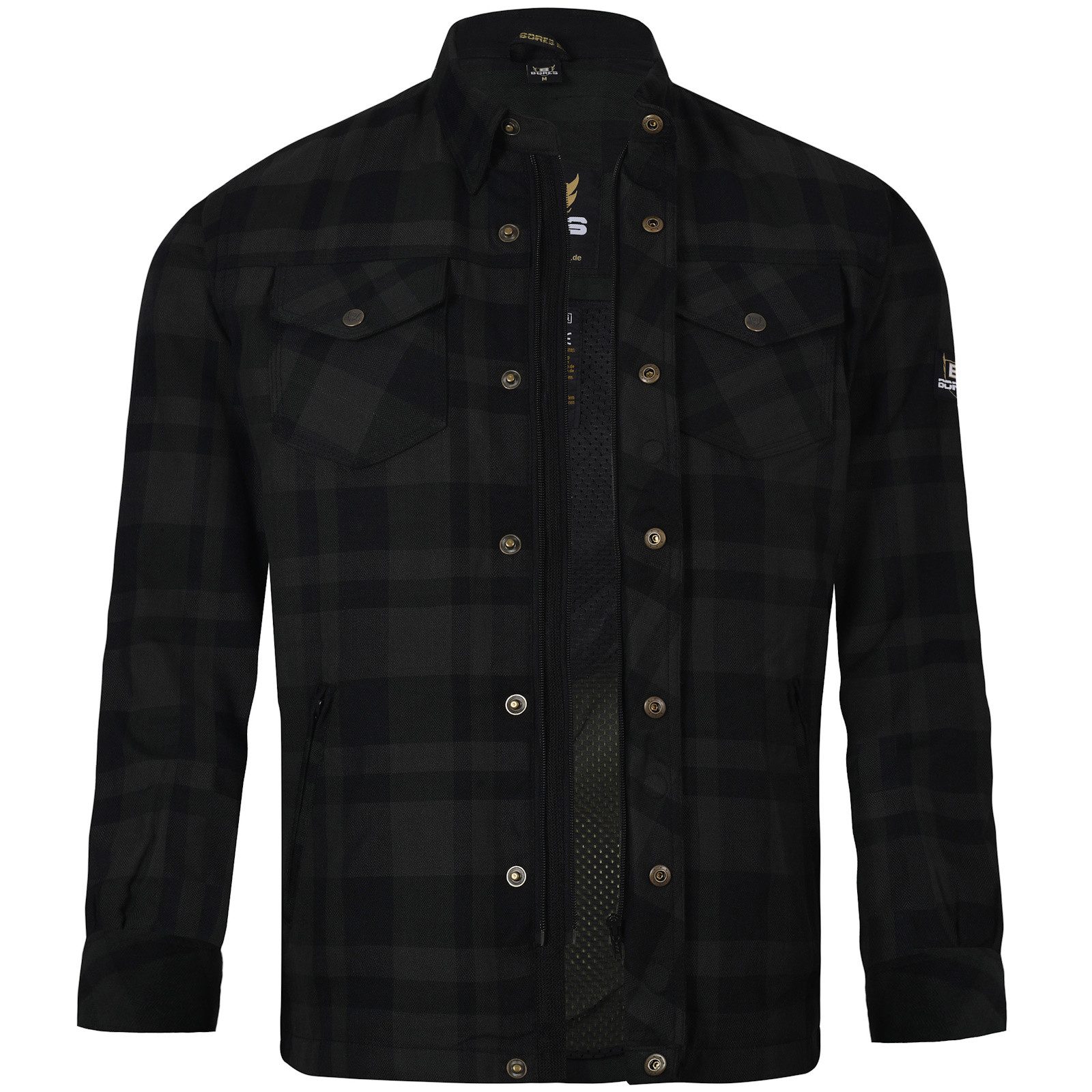 Bores Motorradjacke Bores Lumberjack Jacken-Hemd Basic günstig online kaufen
