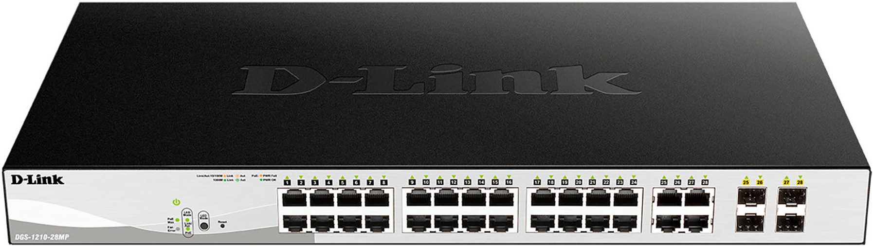 DGS-1210-28MP 28-Port Layer2 PoE Gigabit Smart Managed Netzwerk-Switch
