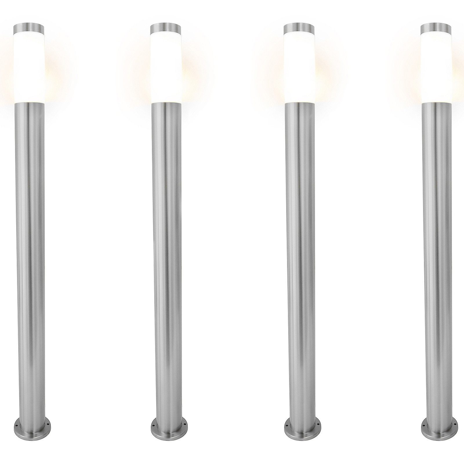 Grafner Sockelleuchte Wegleuchte Edelstahl WL10190 Gartenlampe 110 cm, für günstig online kaufen