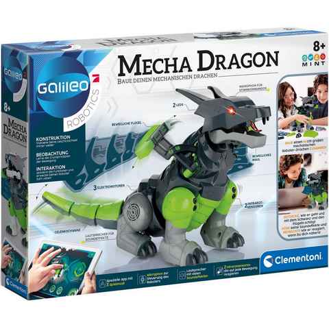 Clementoni® Experimentierkasten Galileo, Mecha Dragon, mit App-Funktion; Made in Europe