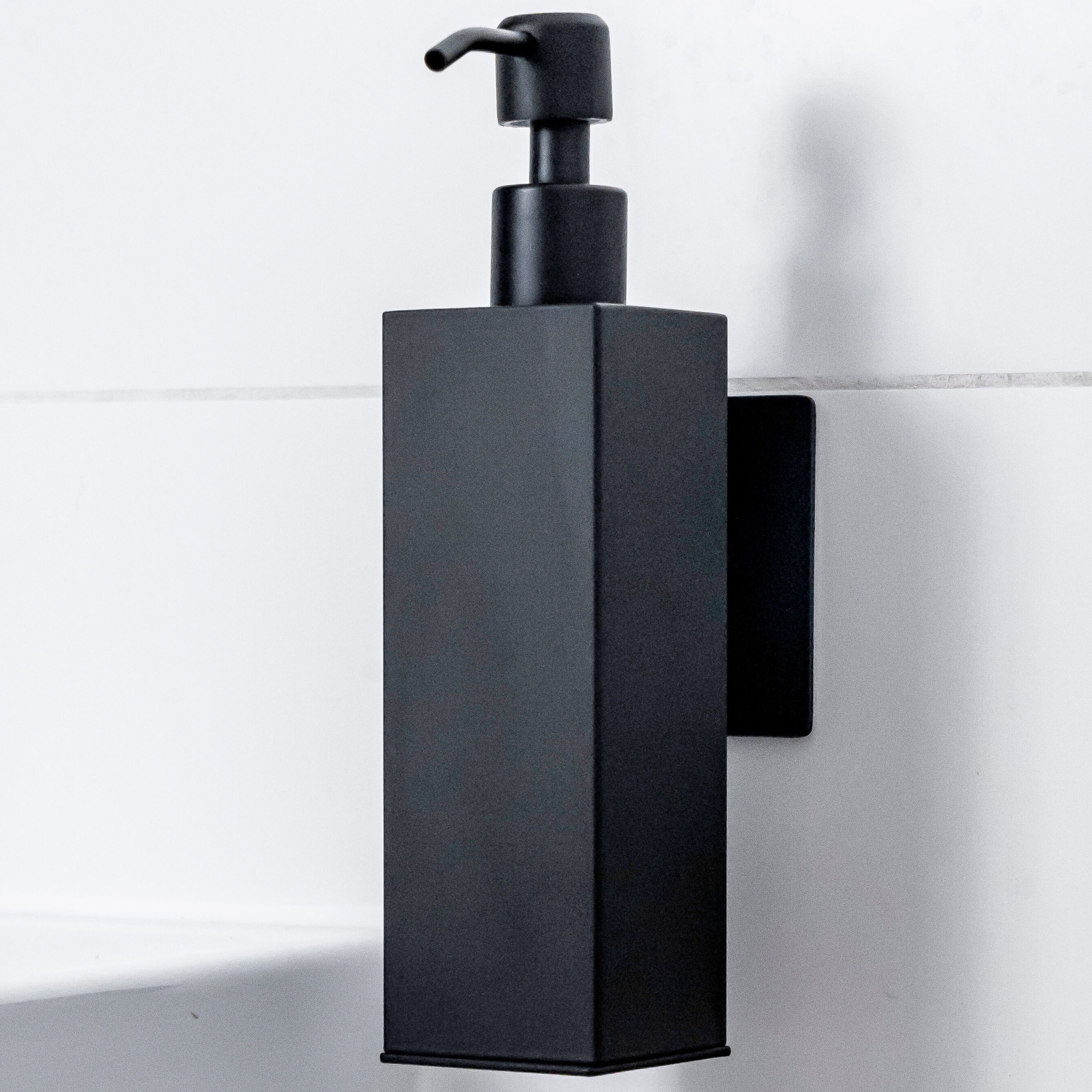 ELMOWO Seifenspender ohne Bohren 220ml Edelstahl für Wandmontage - Spender günstig online kaufen