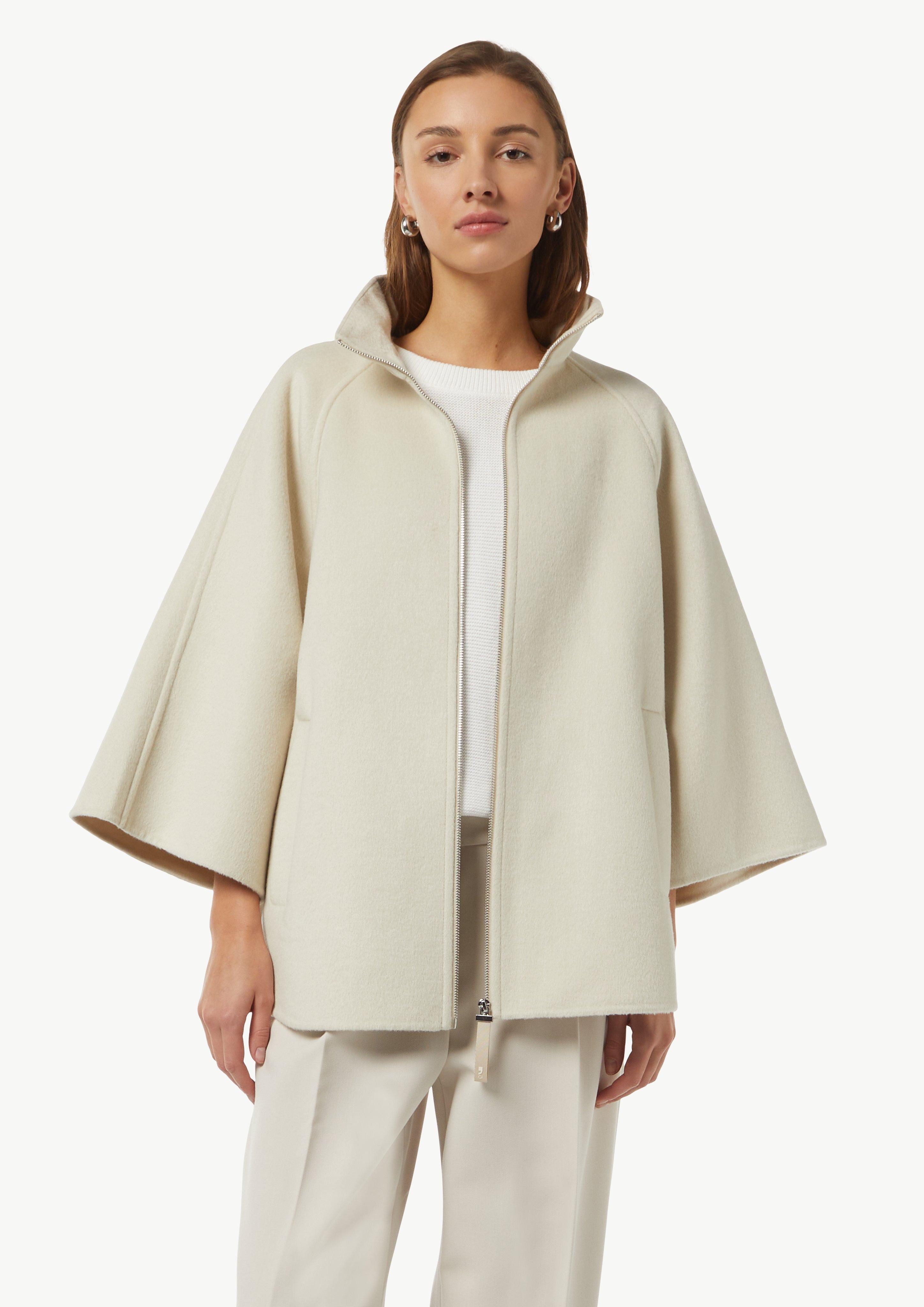 Umhang Wollmix-Cape im Loose Fit mit Raglan-Ärmeln