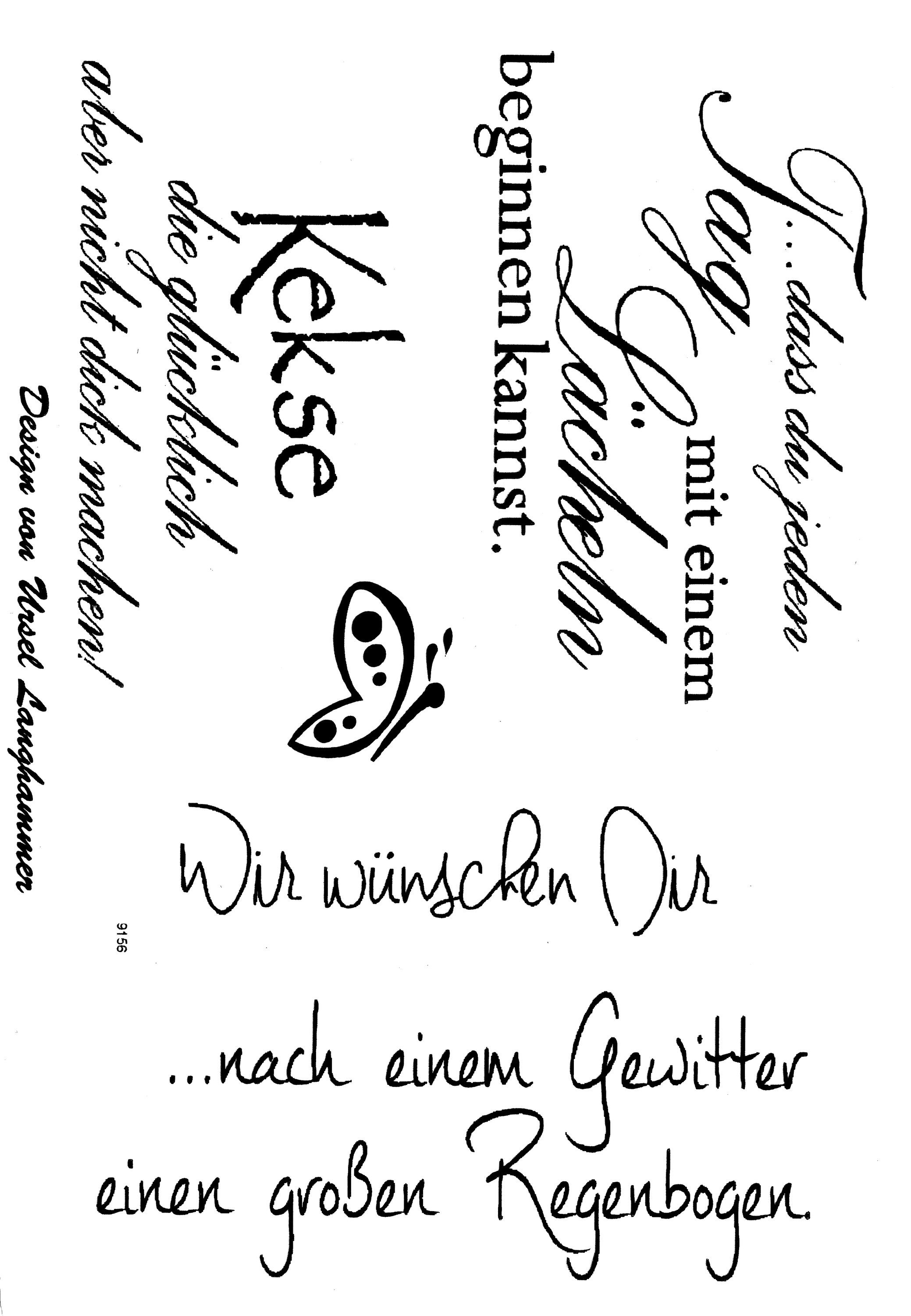 Stempel Wir wünschen dir