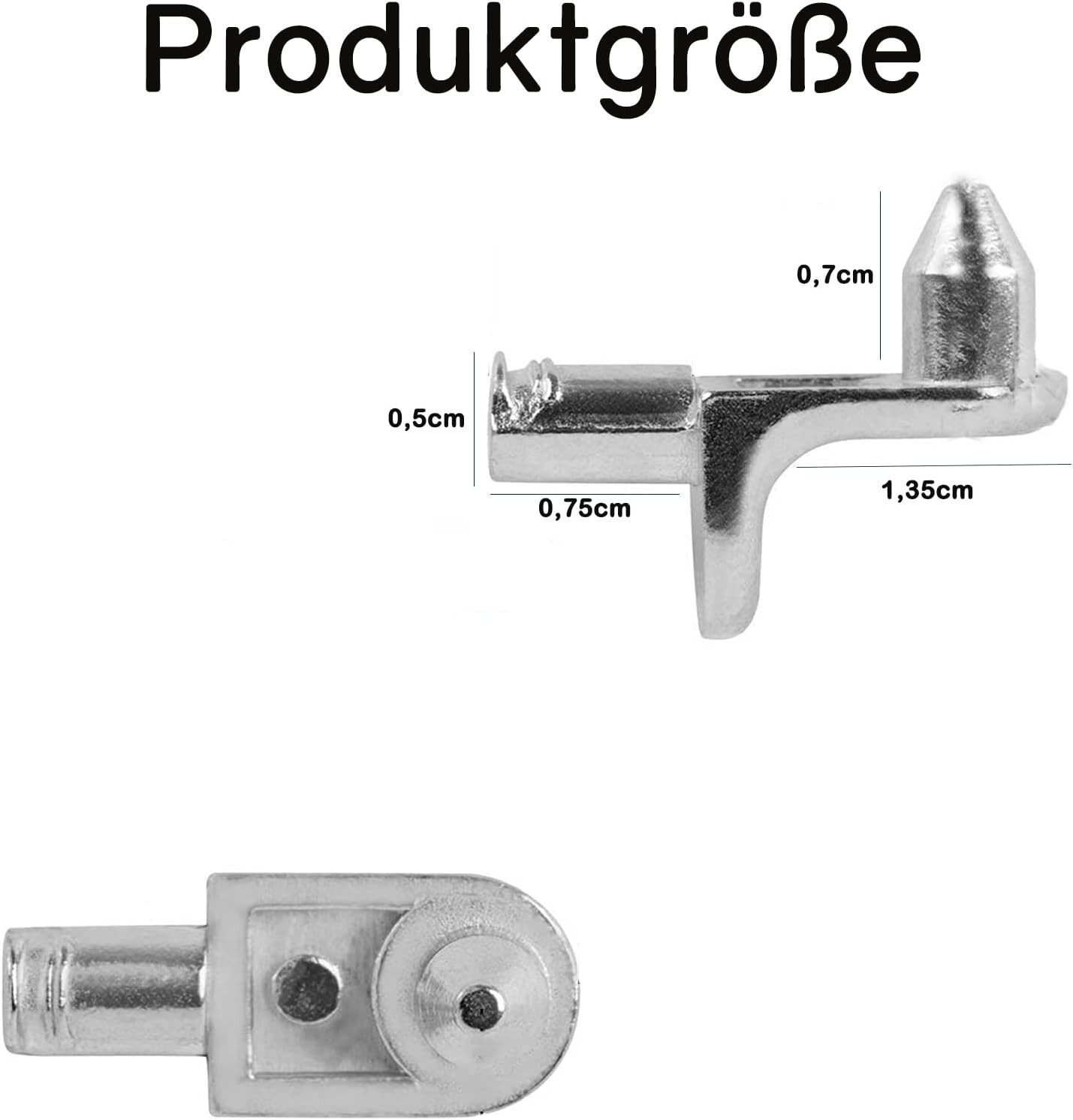 FELIXLEO Wandregalhalter Einlegeboden Halter L Form 5mm Regalbodenträger für Schrank, 40-tlg. – Bild 2 von 5