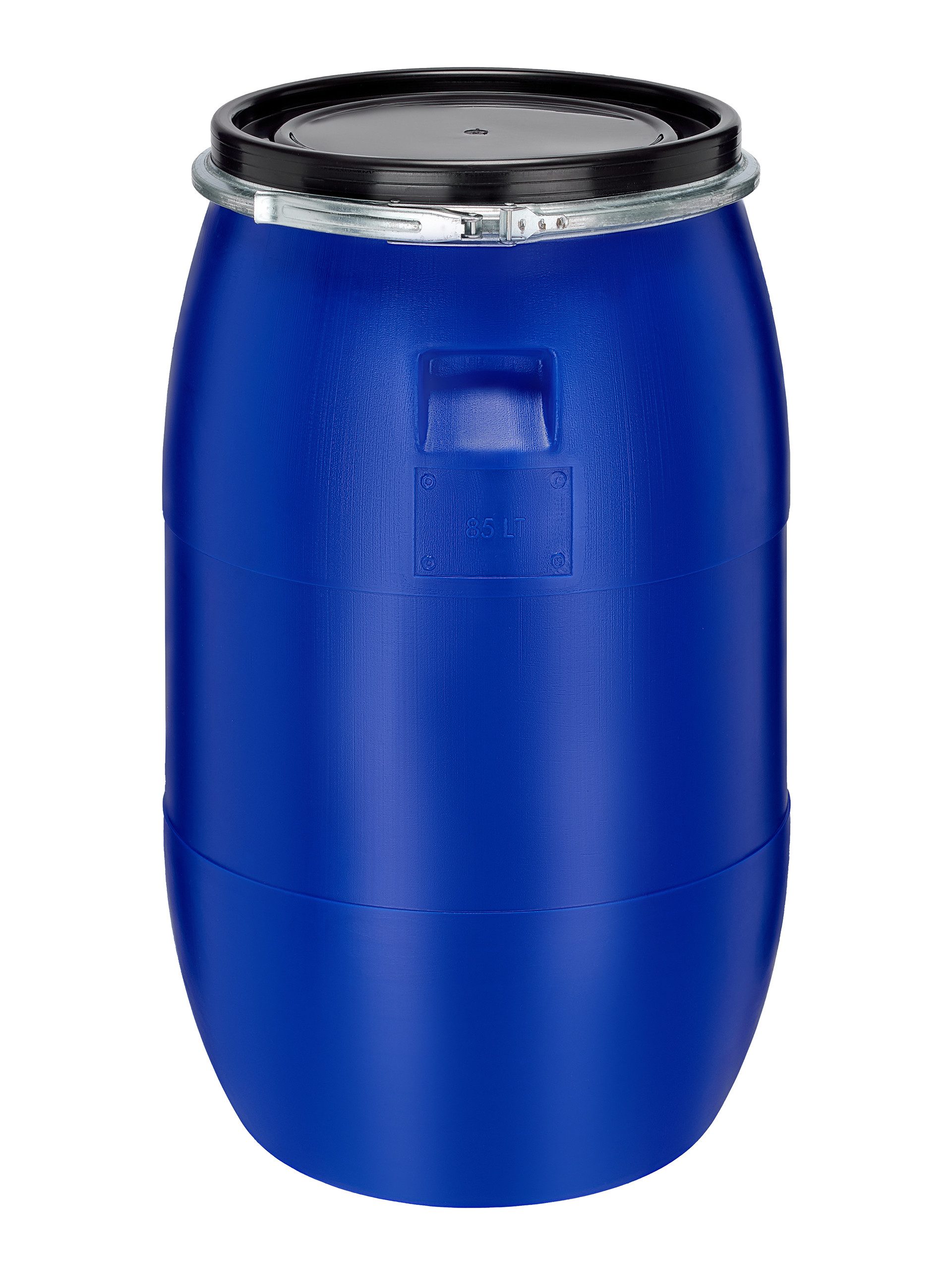 Garronda Regentonne 85L Lebensmittelfass Sauerkrautfass Hobbock Garten GD-0078, Blau, 85 l, (1-tlg)