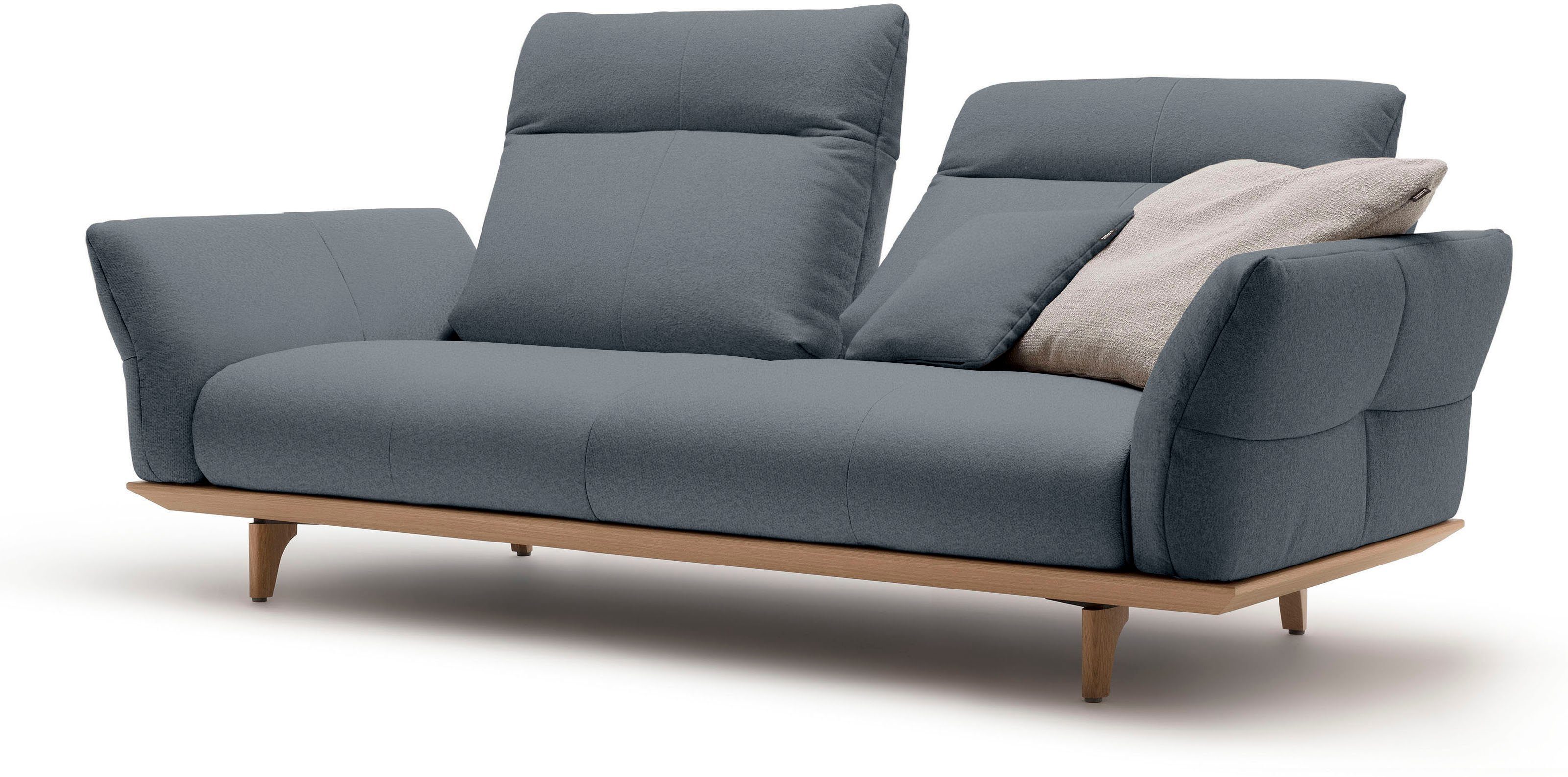 hülsta sofa 3-Sitzer hs.460, 208 natur, Füße Sockel cm in Eiche, Eiche Breite
