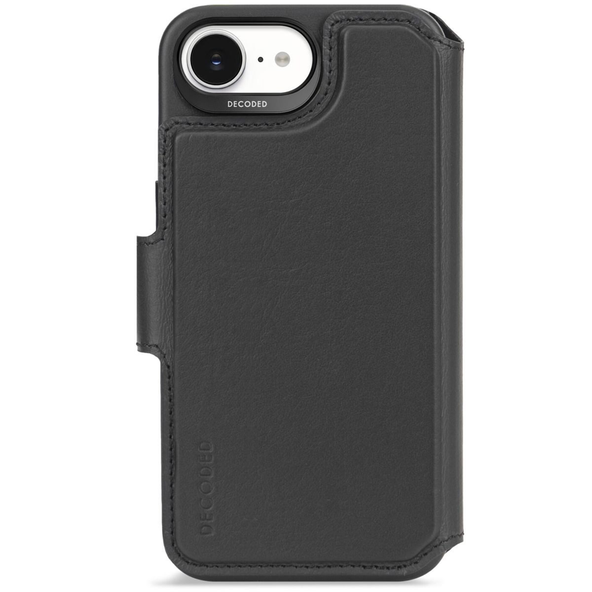 DECODED Smartphone-Hülle Leather Detachable Wallet iPhone 16e Black