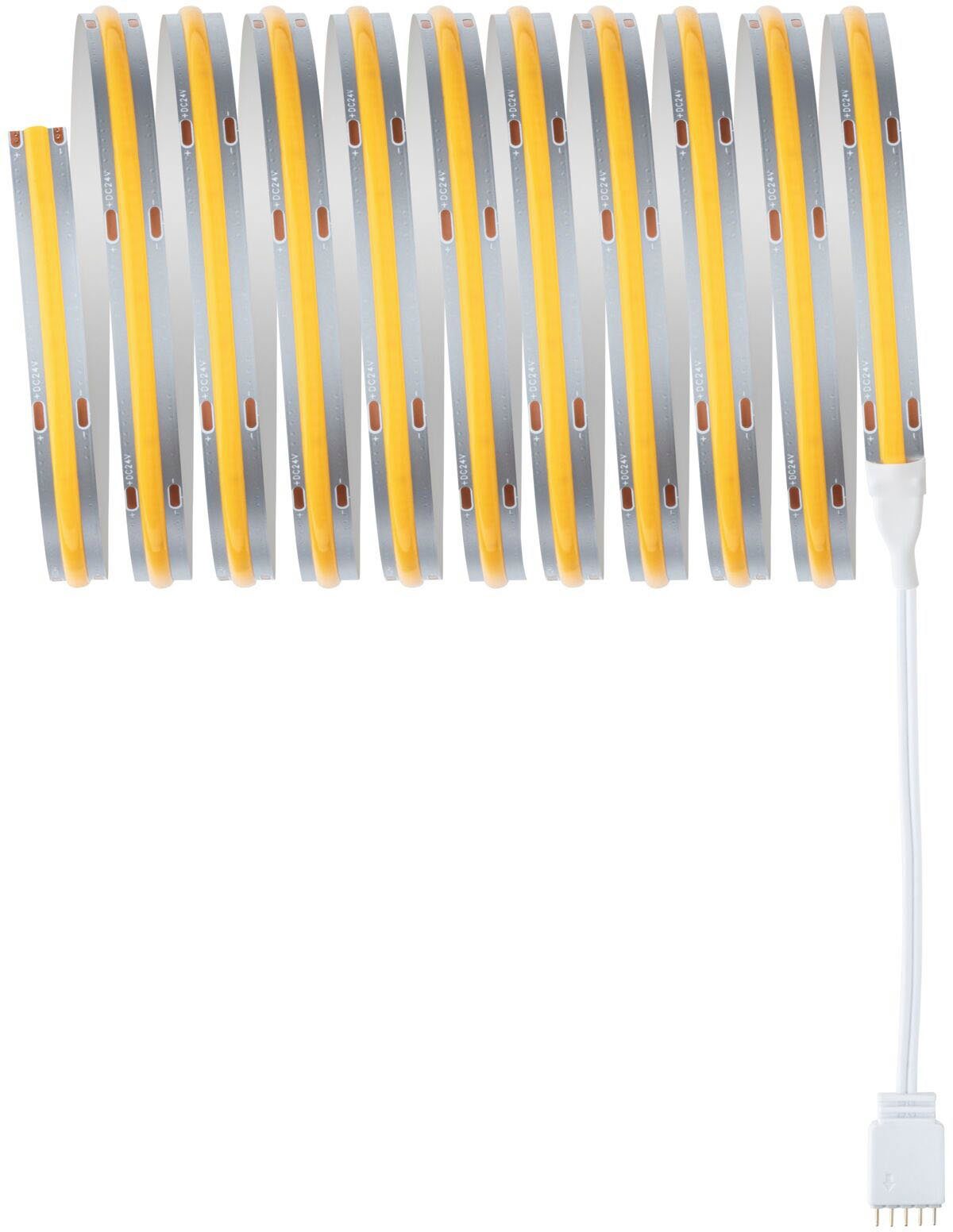 480LED MaxLED 3m 2700K, Paulmann Basisset Basisset Full-Line 1-flammig, 19W 1500lm 500 Warmweiß LED-Streifen COB