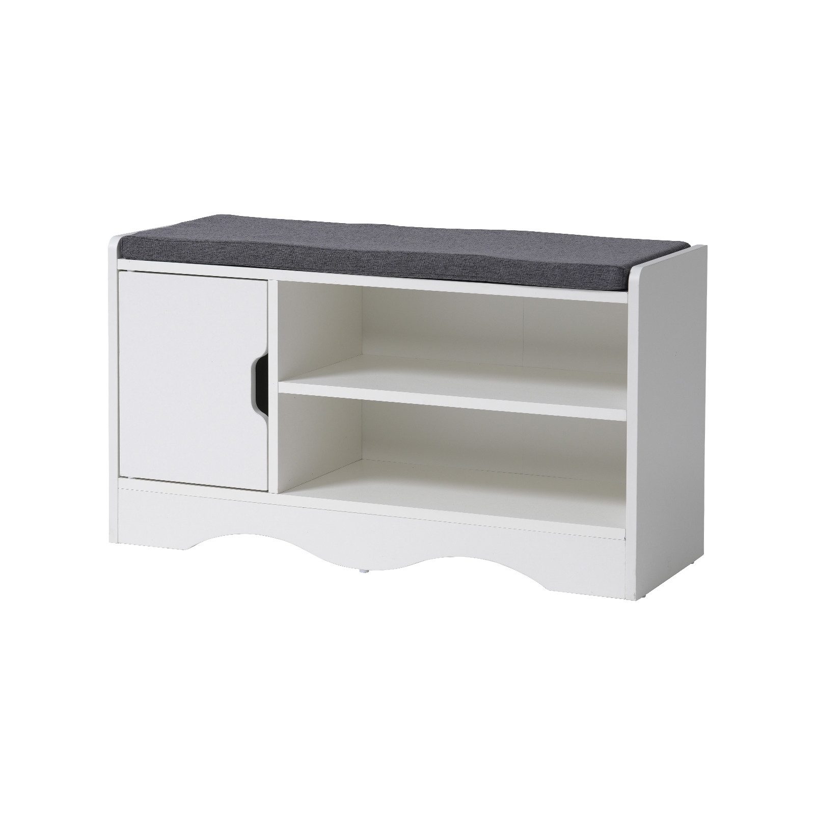 JOIVI Schuhbank Schuhregal mit Stauraum&Sitzfläche