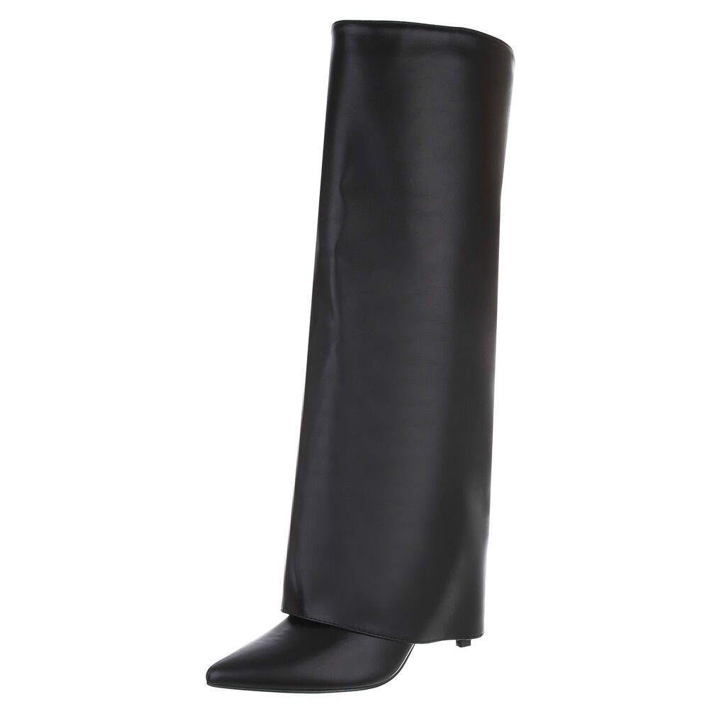 Ital-Design Moderne Damen-Stiefel mit spitzem Zehenbereich günstig online kaufen
