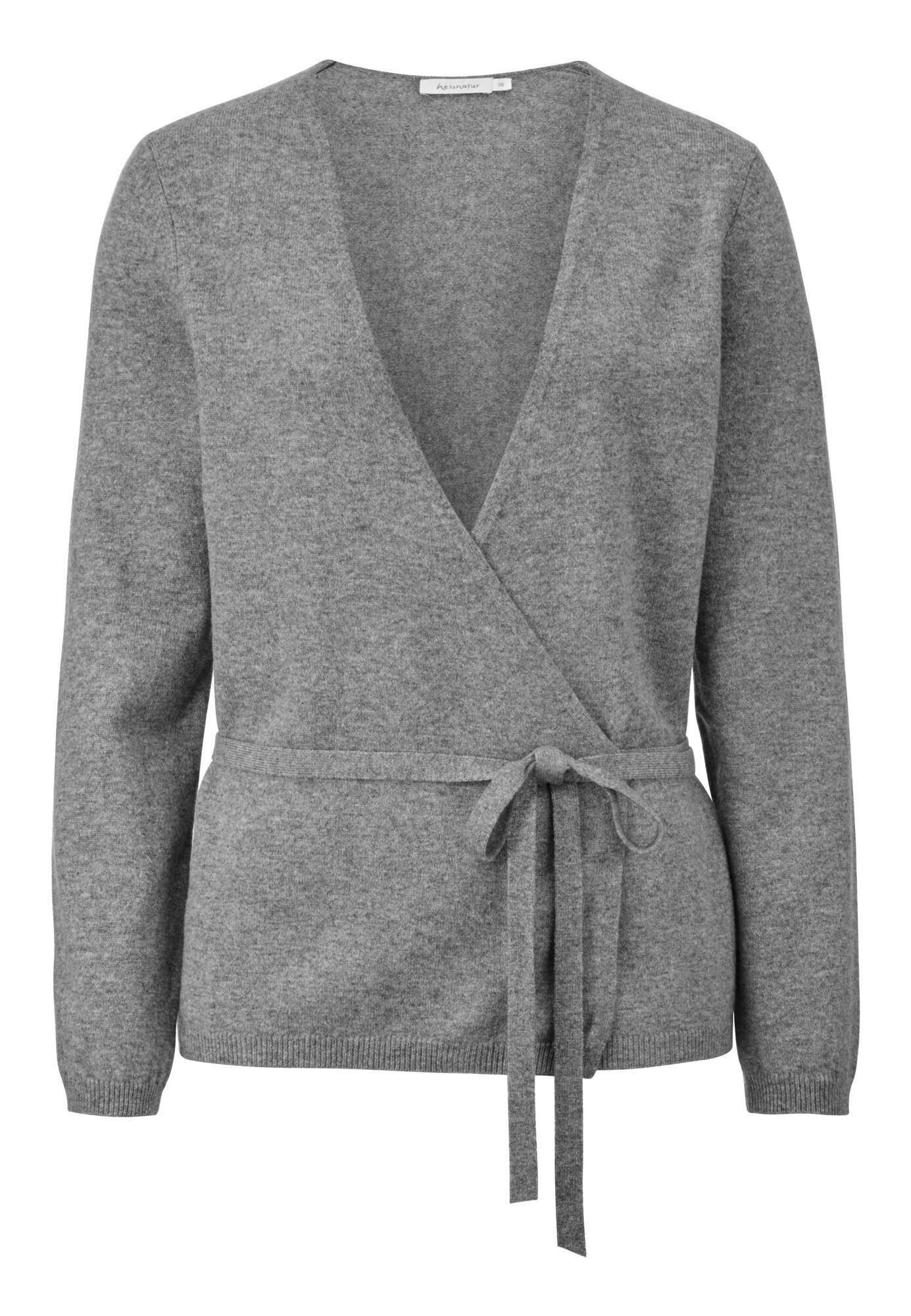 Hessnatur Strickjacke aus weicher Schurwolle mit günstig online kaufen