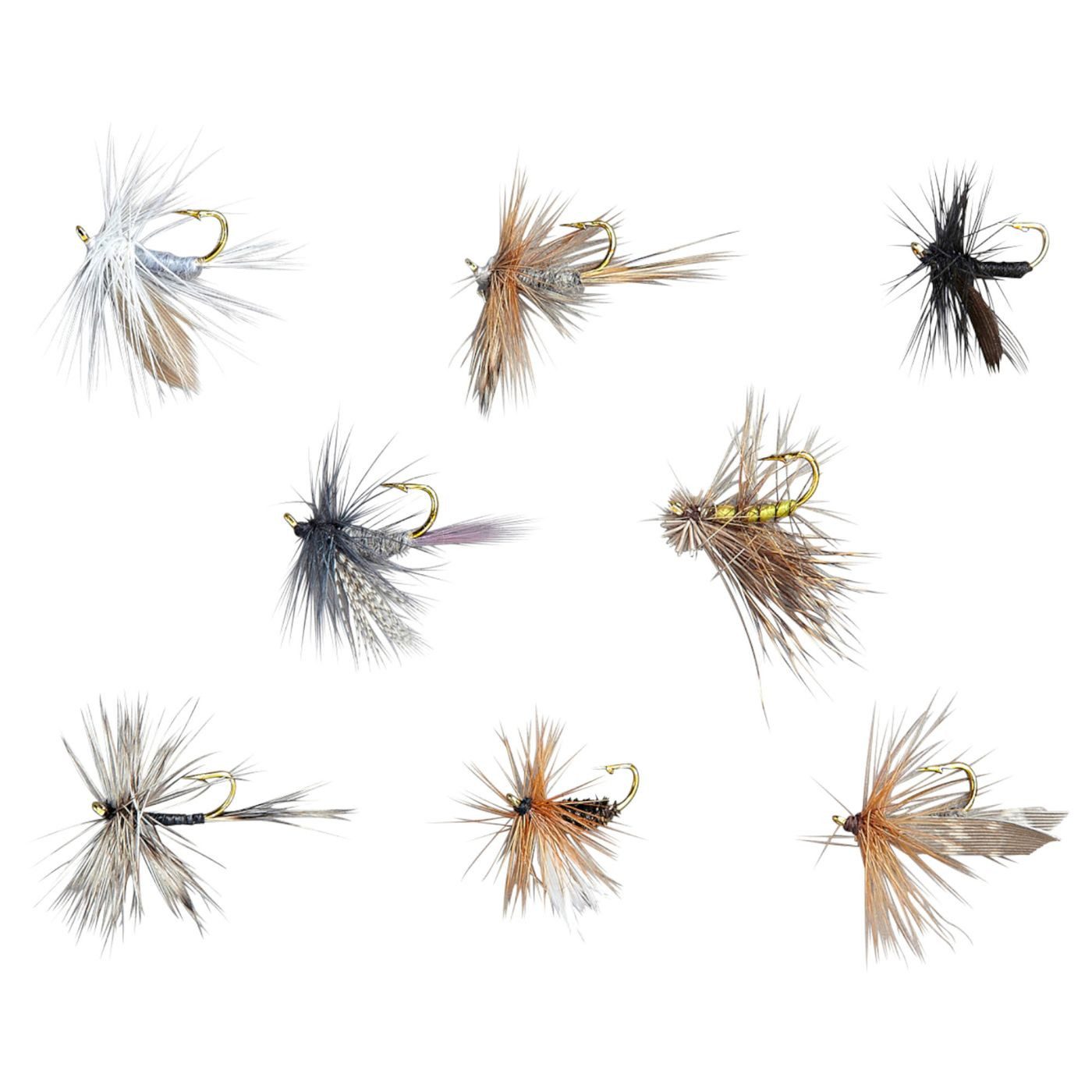 Balzer Kunstköder Balzer Edition Fly Trockenfliegen-Sortiment - 8 Fliegen im Set