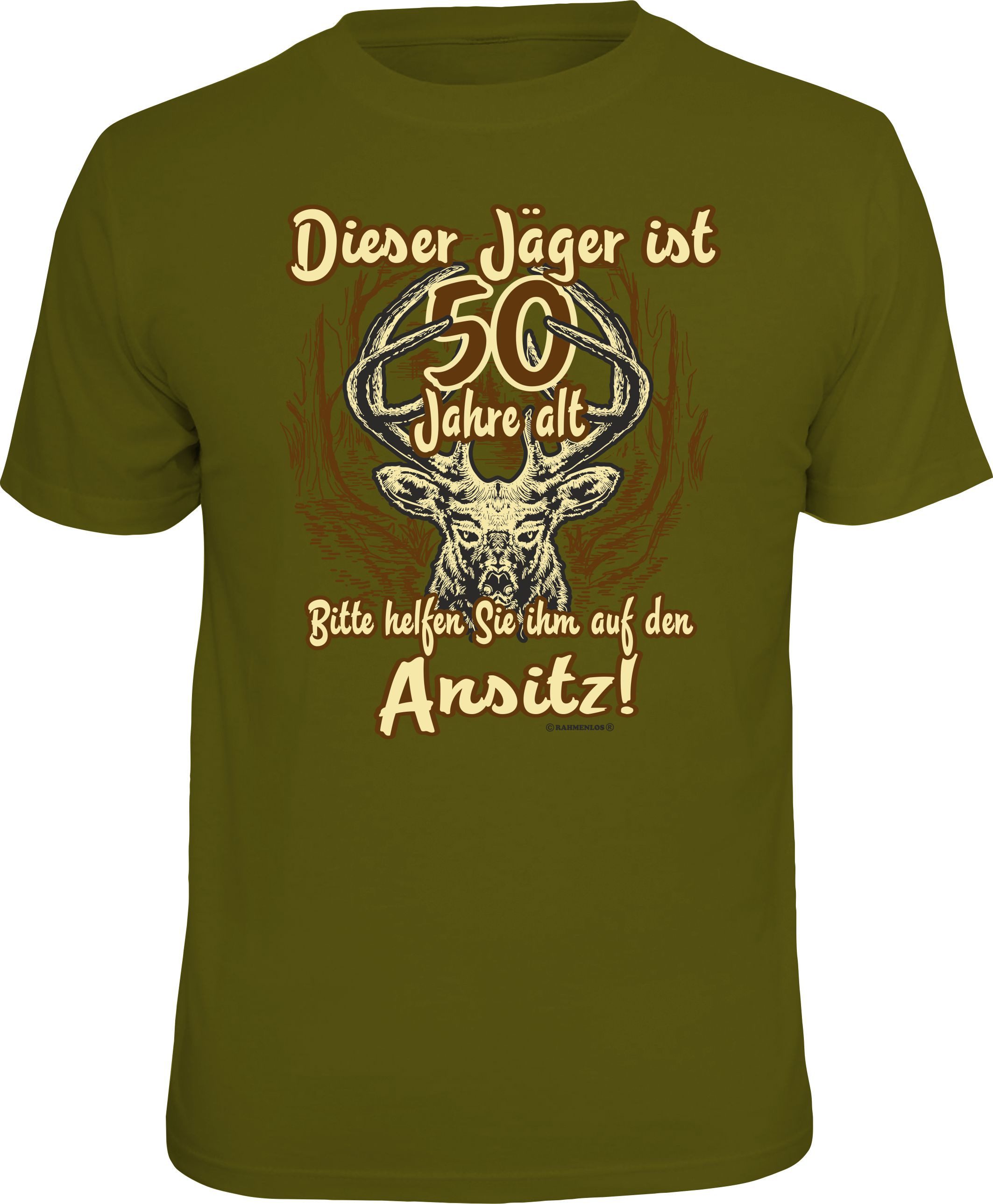 RAHMENLOS® T-Shirt dieser Jäger ist 50 günstig online kaufen