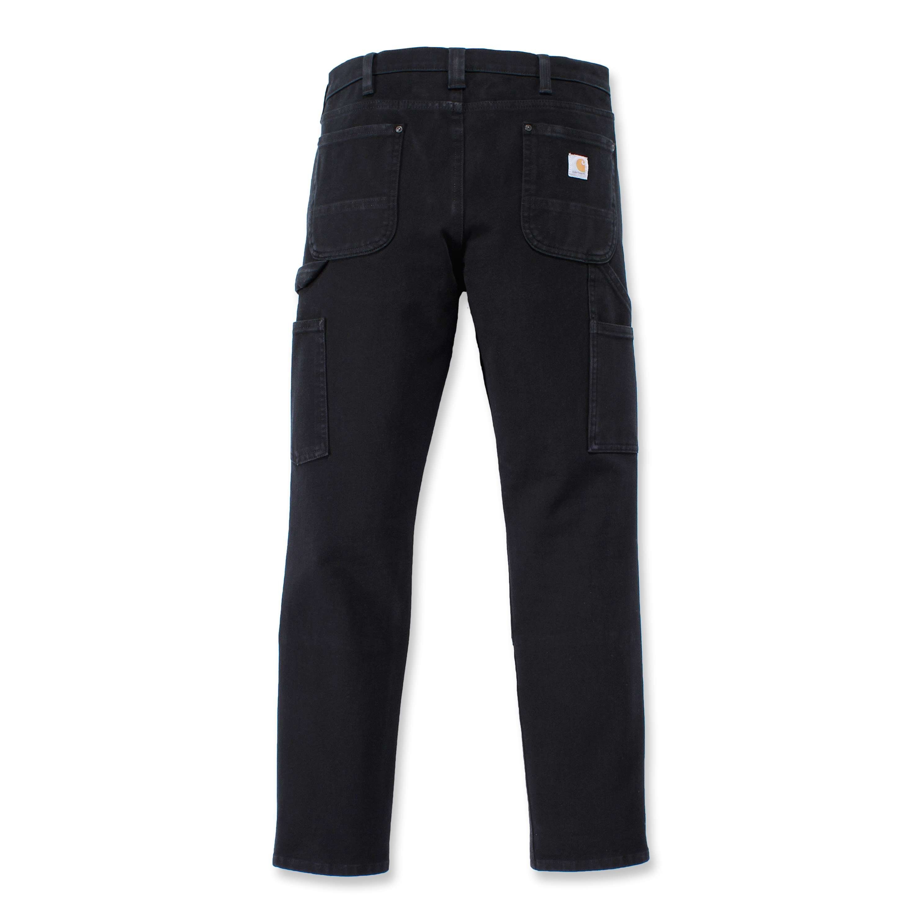 Carhartt Arbeitshose Twill black (1-tlg) Trousers Double Stretch Front