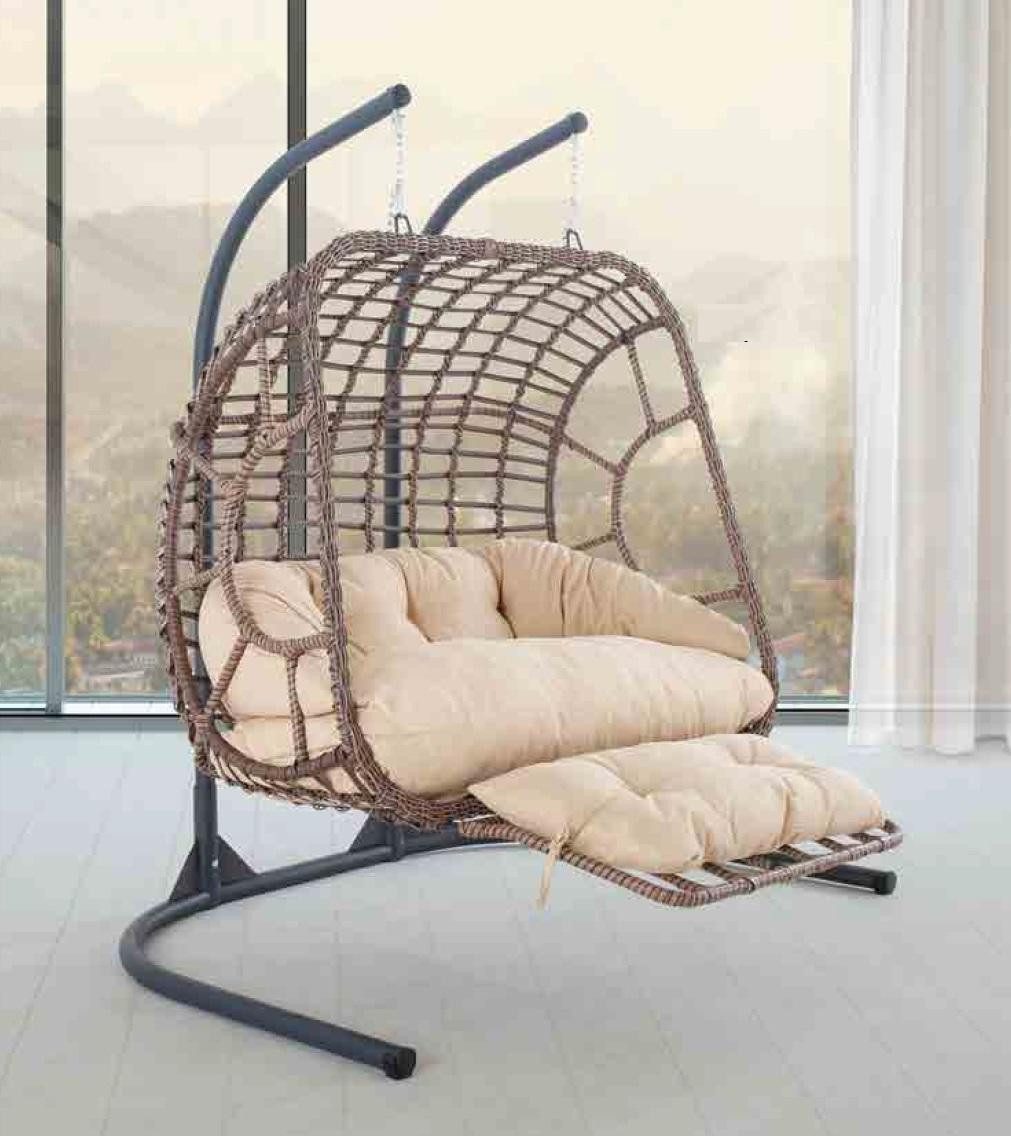 JVmoebel Hängesessel Hängesessel aus robustem Material in modernem Design, Made in Europa