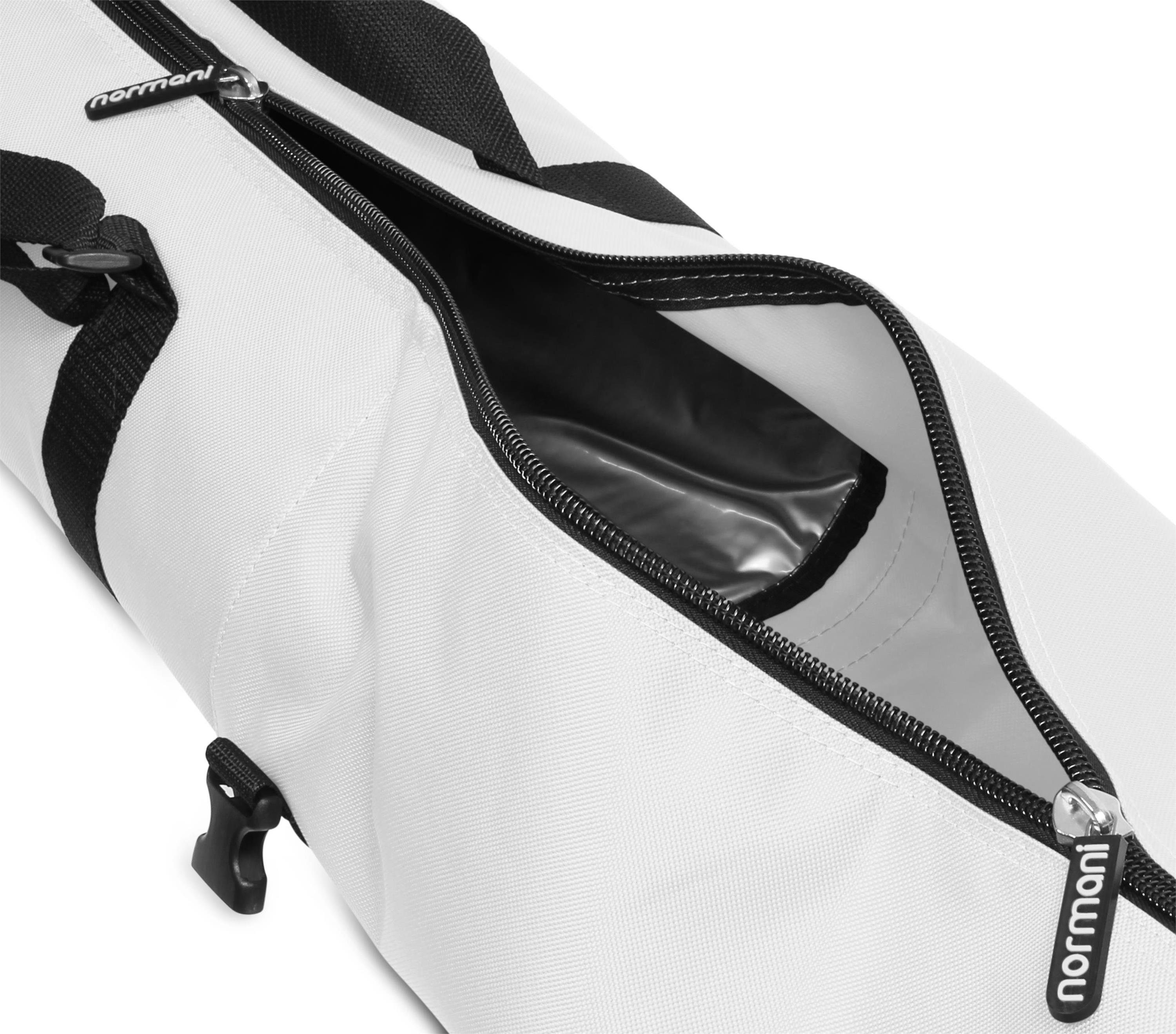 Skihülle Skier Transporttasche Skitasche normani Sporttasche 170, und Aufbewahrungstasche für Run Weiß Alpine Skitasche Skistöcke
