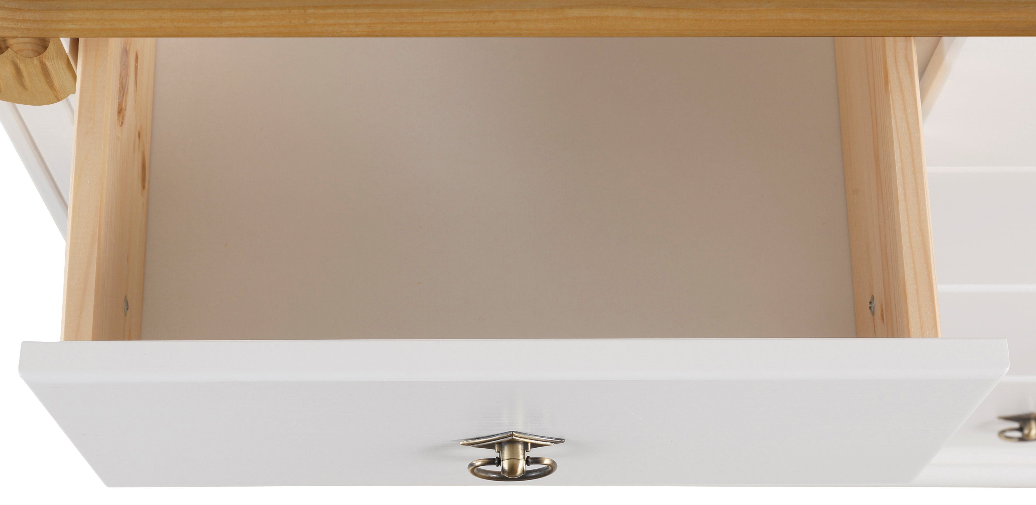 OTTO home Schubkastenkommode Tessin, aus massiver, FSC zertifizierter Kiefer, mit 5 Schubladen