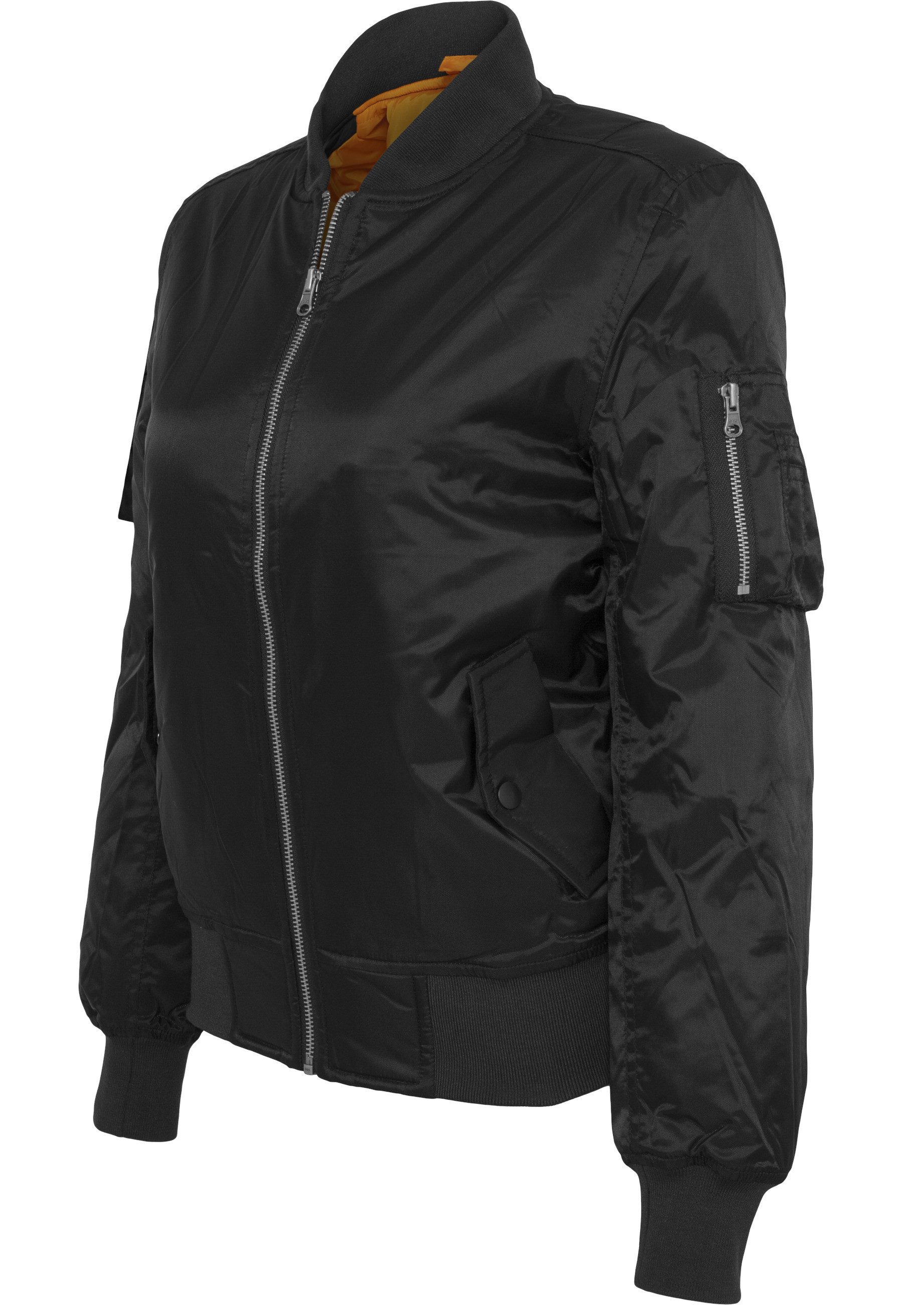 URBAN CLASSICS Allwetterjacke Urban Classics Damen Ladies Basic Bomber Jacket (1-St)
