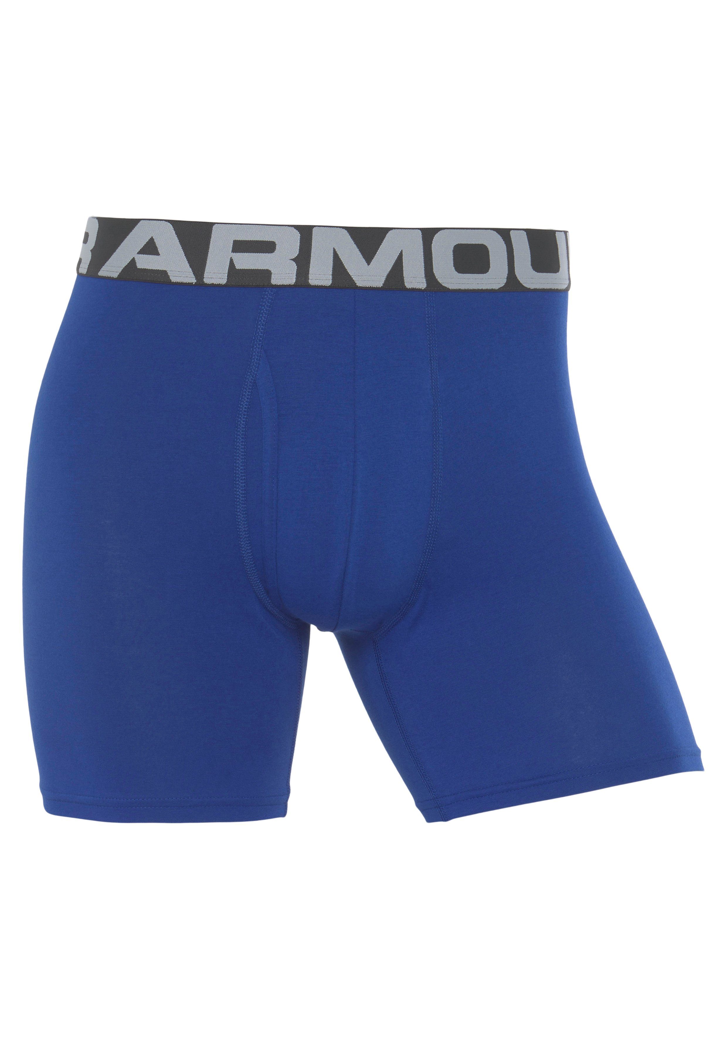 Under Armour® Boxershorts in CHARGED PACK (Packung, schwarz-blau-grau 3-St., 3er-Pack) COTTON 6 1