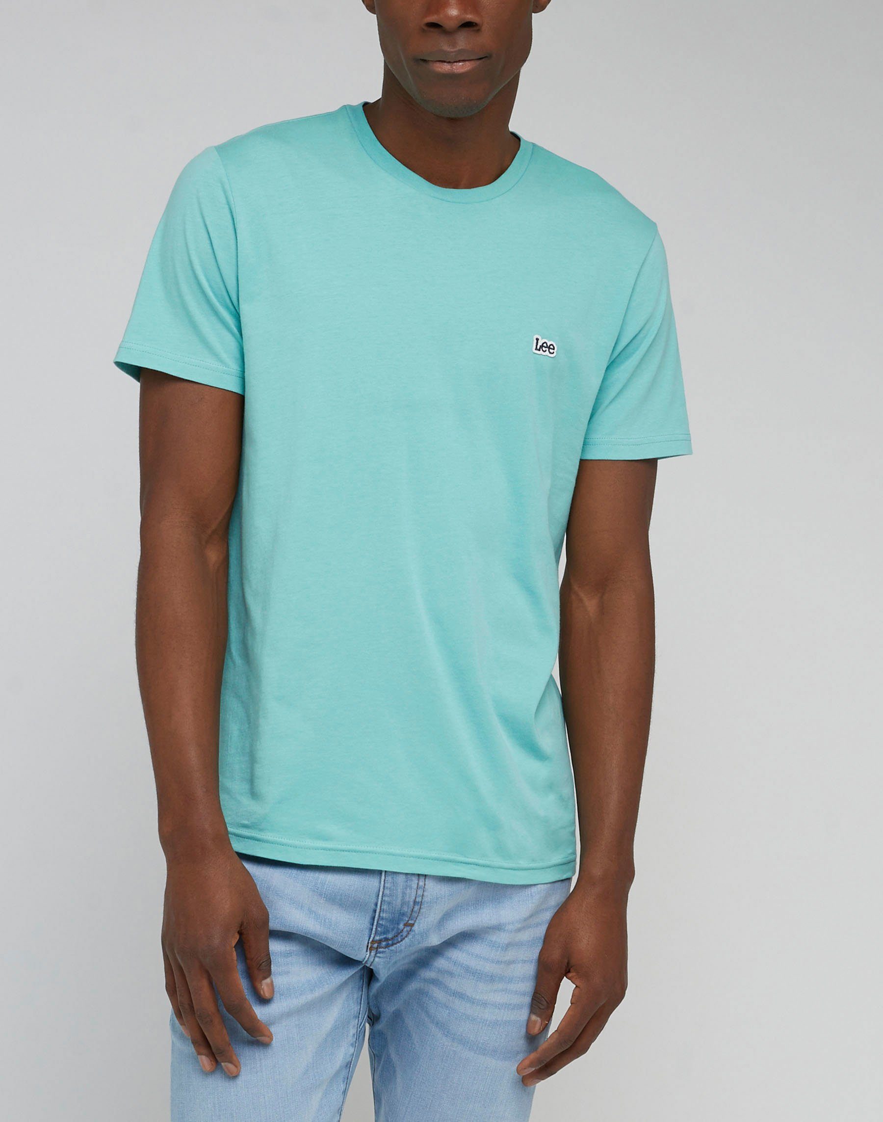 Lee® T-Shirt PATCH jade TEE LOGO dusty