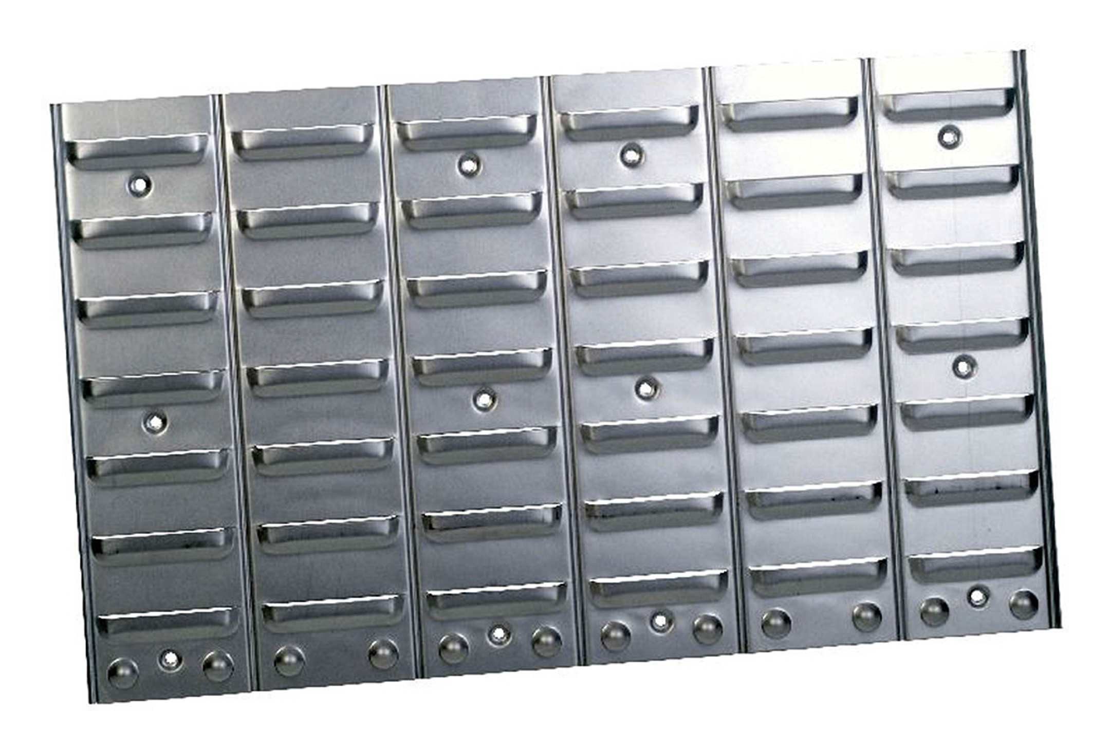 hünersdorff Kleinteilemagazin, Metallschlitzwand für Sichtbox Größe 1 - 3