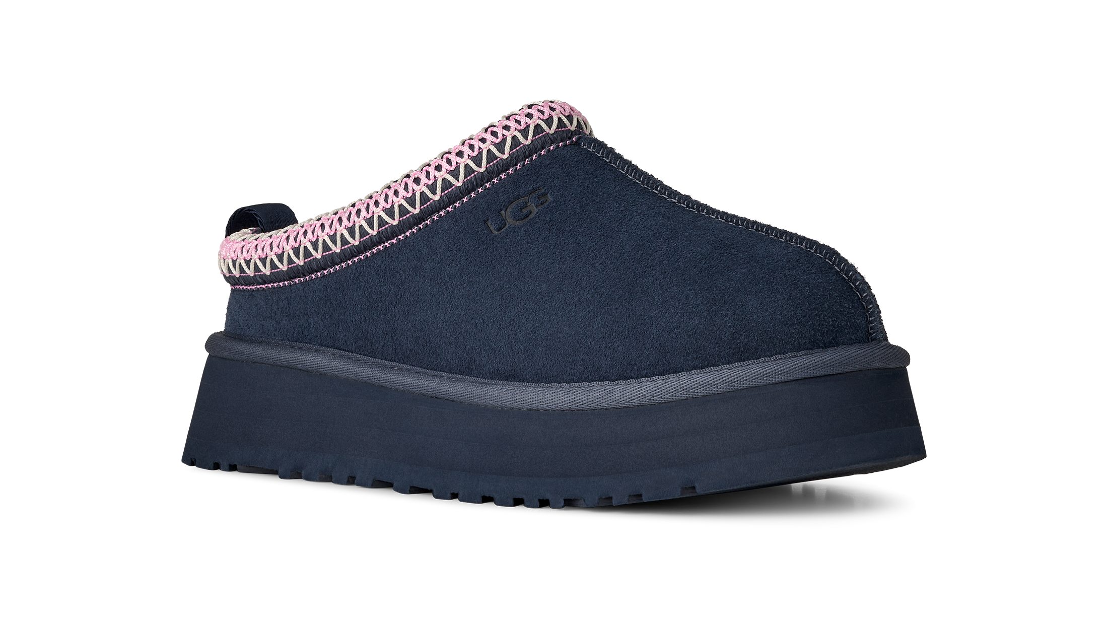 UGG TAZZ Hausschuh Clogs, Homeslippers, Pantoffel mit Textilband im Boho-Look