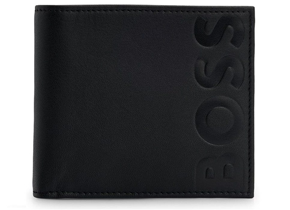 BOSS Geldbörse Big BB Herren Portemonnaie – Leder, Kartenfächer, Münzfach, kompakt, inkl. Geschenkbox