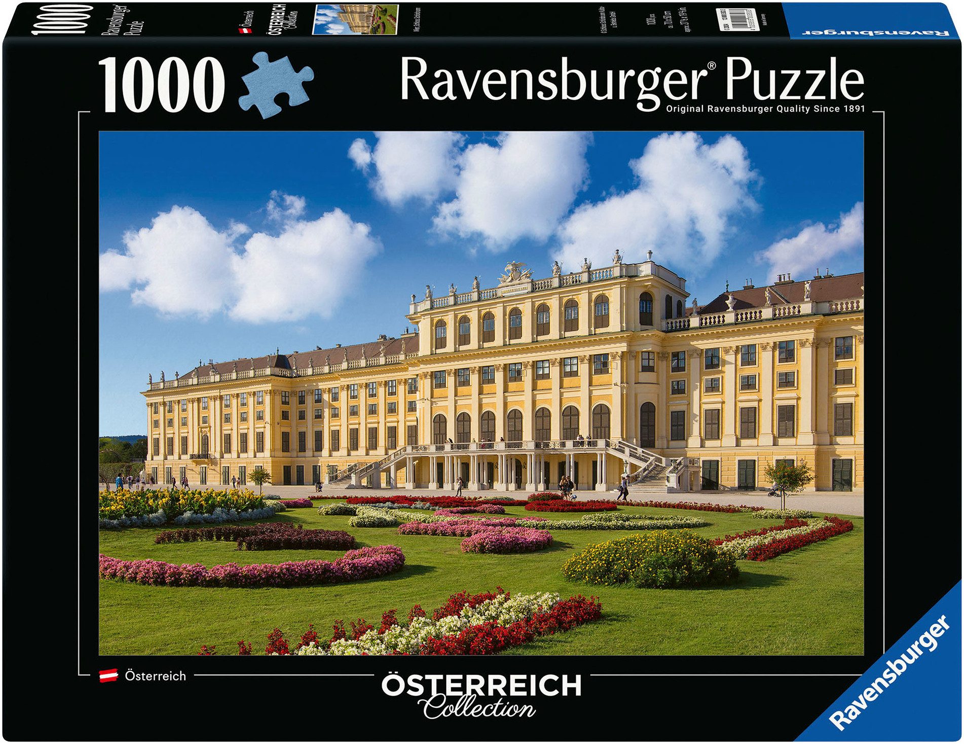 Ravensburger Puzzle Österreich Collection, Schloss Schönbrunn, 1000 Puzzlet günstig online kaufen