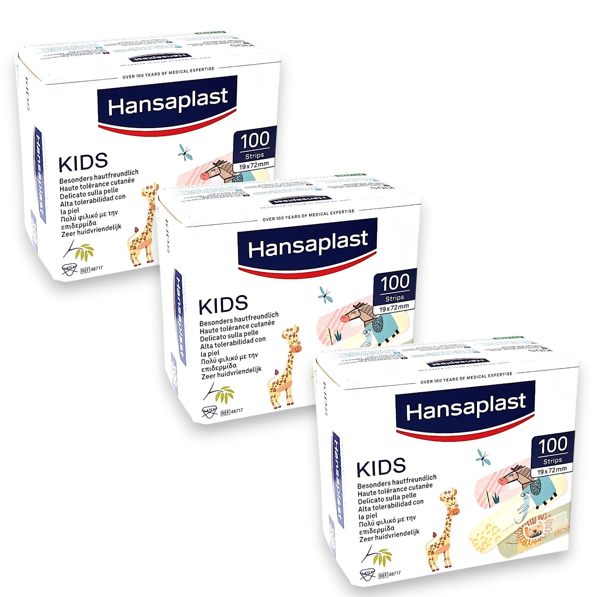 Hansaplast Wundpflaster 3x Hansaplast Kinderpflaster - Kids 3x 100 Stück